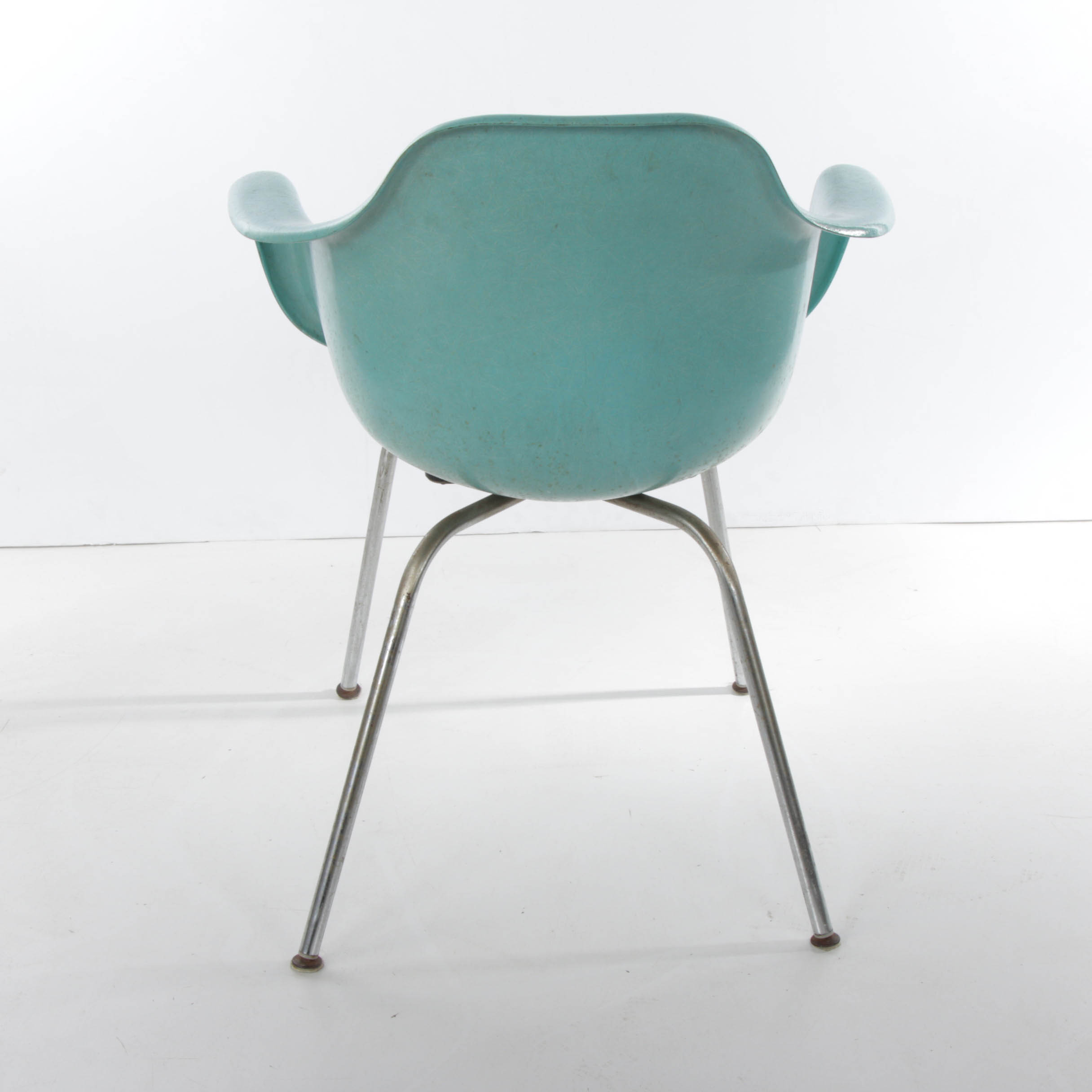 Eames Style Fiberglass Shell Chair, Mid-20th Century