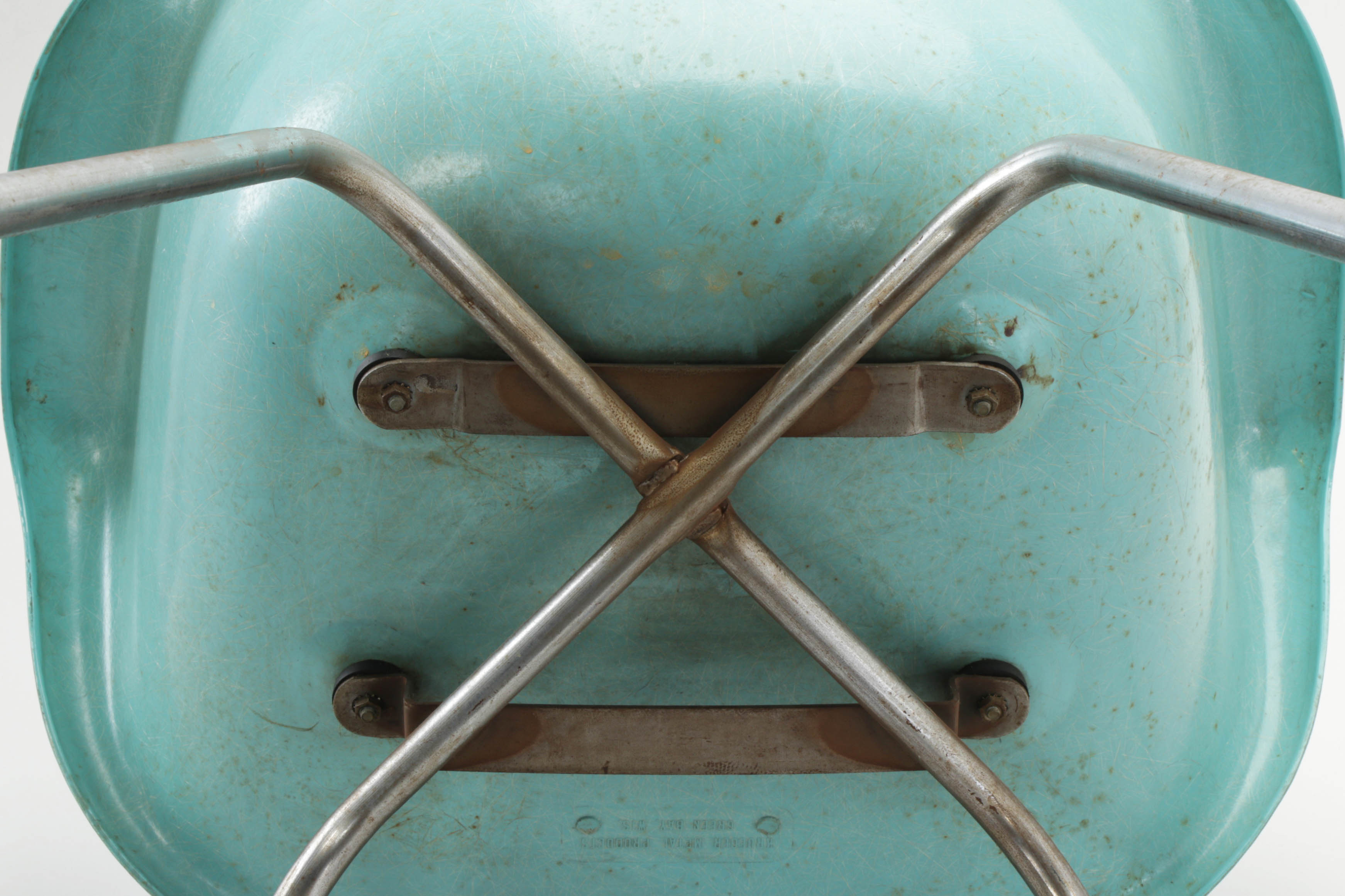 Eames Style Fiberglass Shell Chair, Mid-20th Century