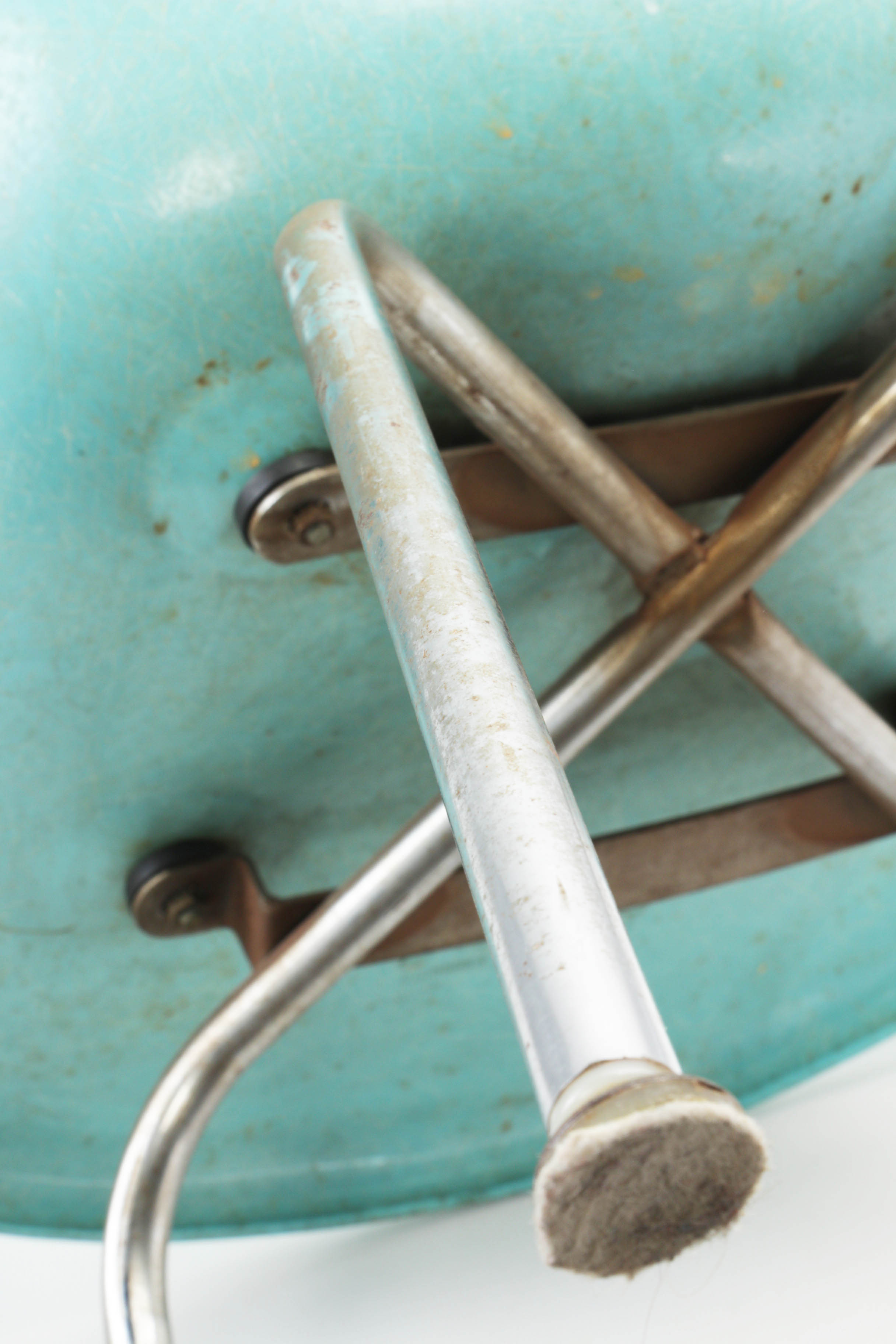 Eames Style Fiberglass Shell Chair, Mid-20th Century