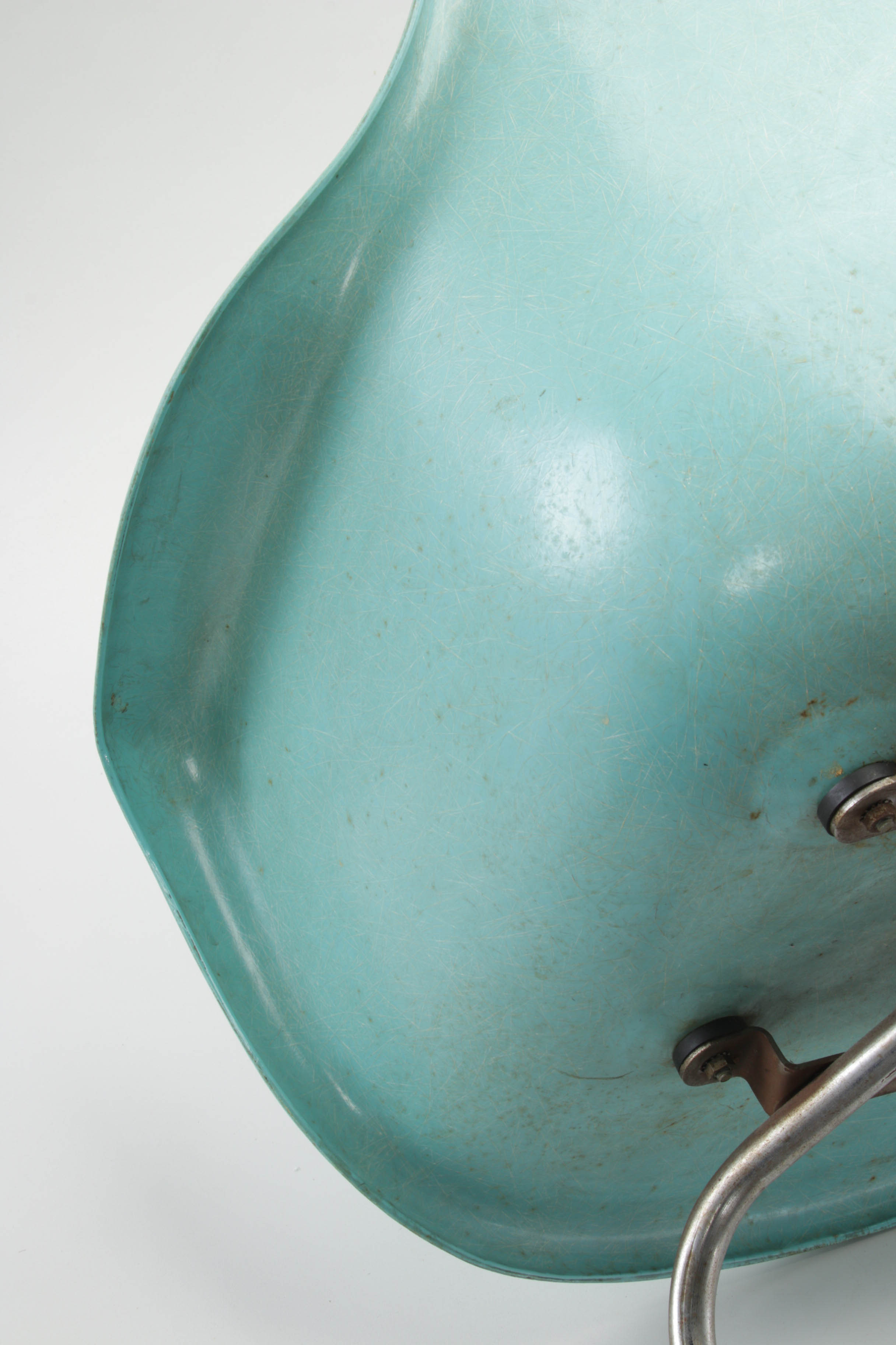 Eames Style Fiberglass Shell Chair, Mid-20th Century