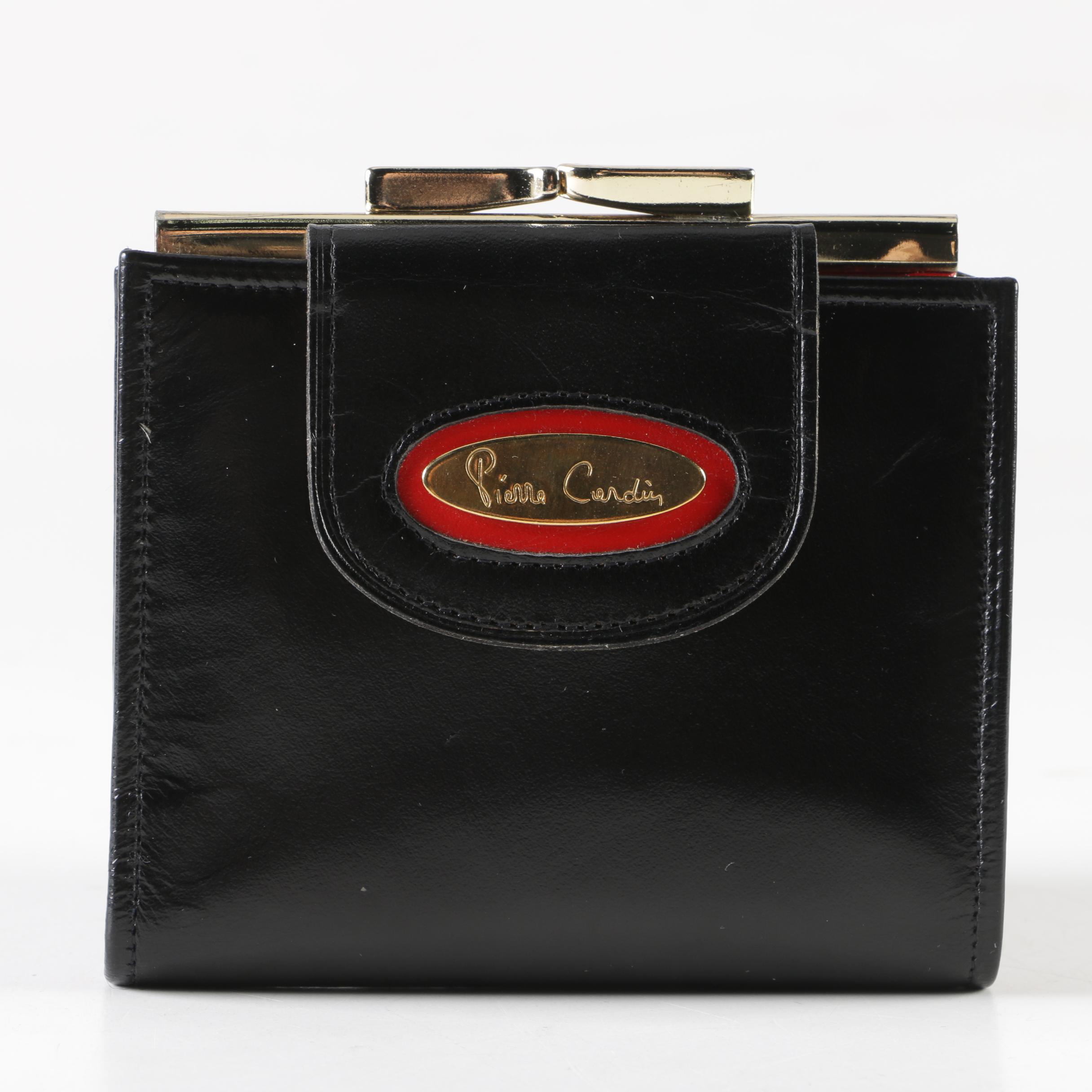 Pierre Cardin for Prince Gardner Leather Wallet and Key Holder, 1970s Vintage