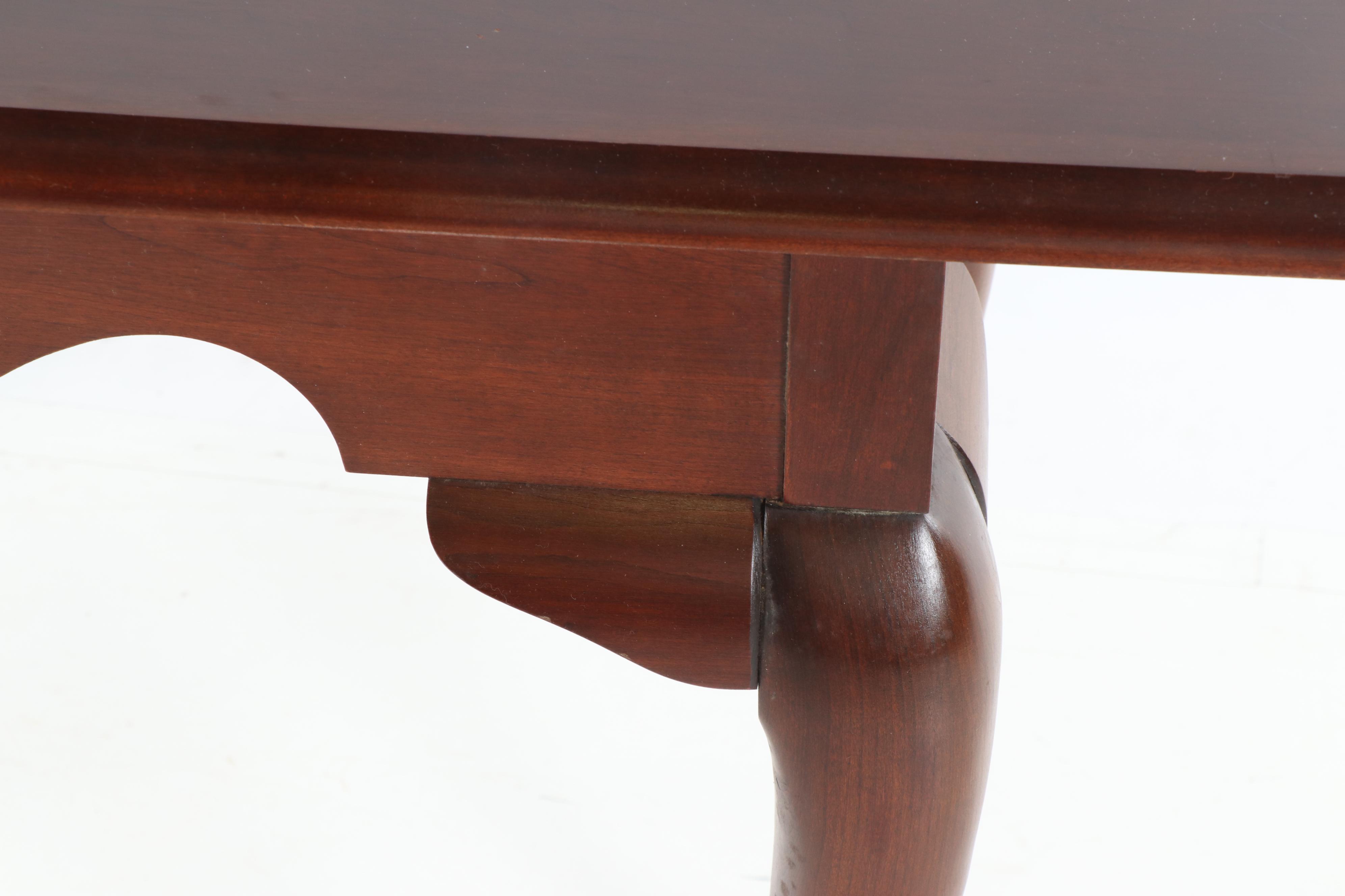 Queen Anne Style Sofa Table, 21st Century