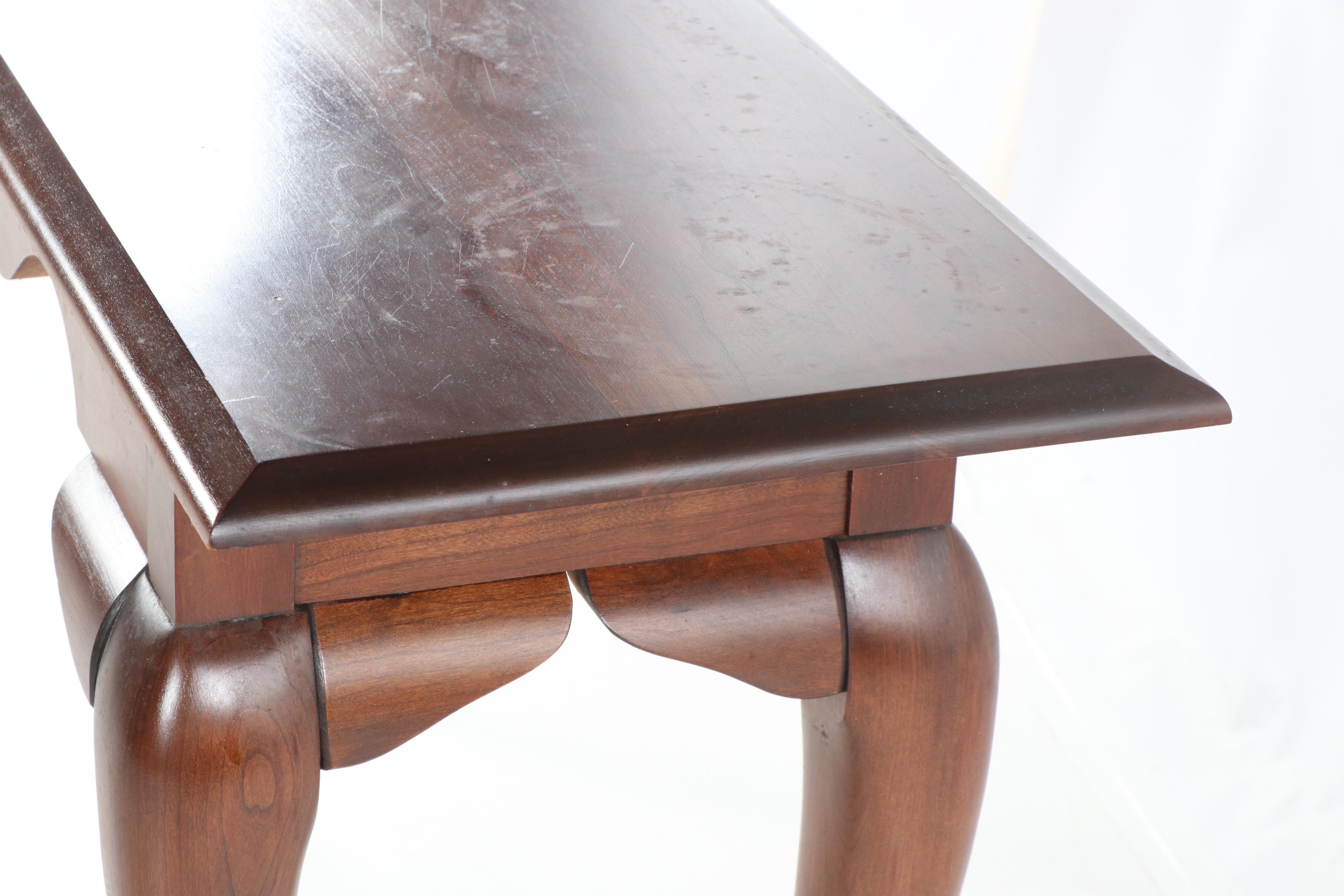 Queen Anne Style Sofa Table, 21st Century