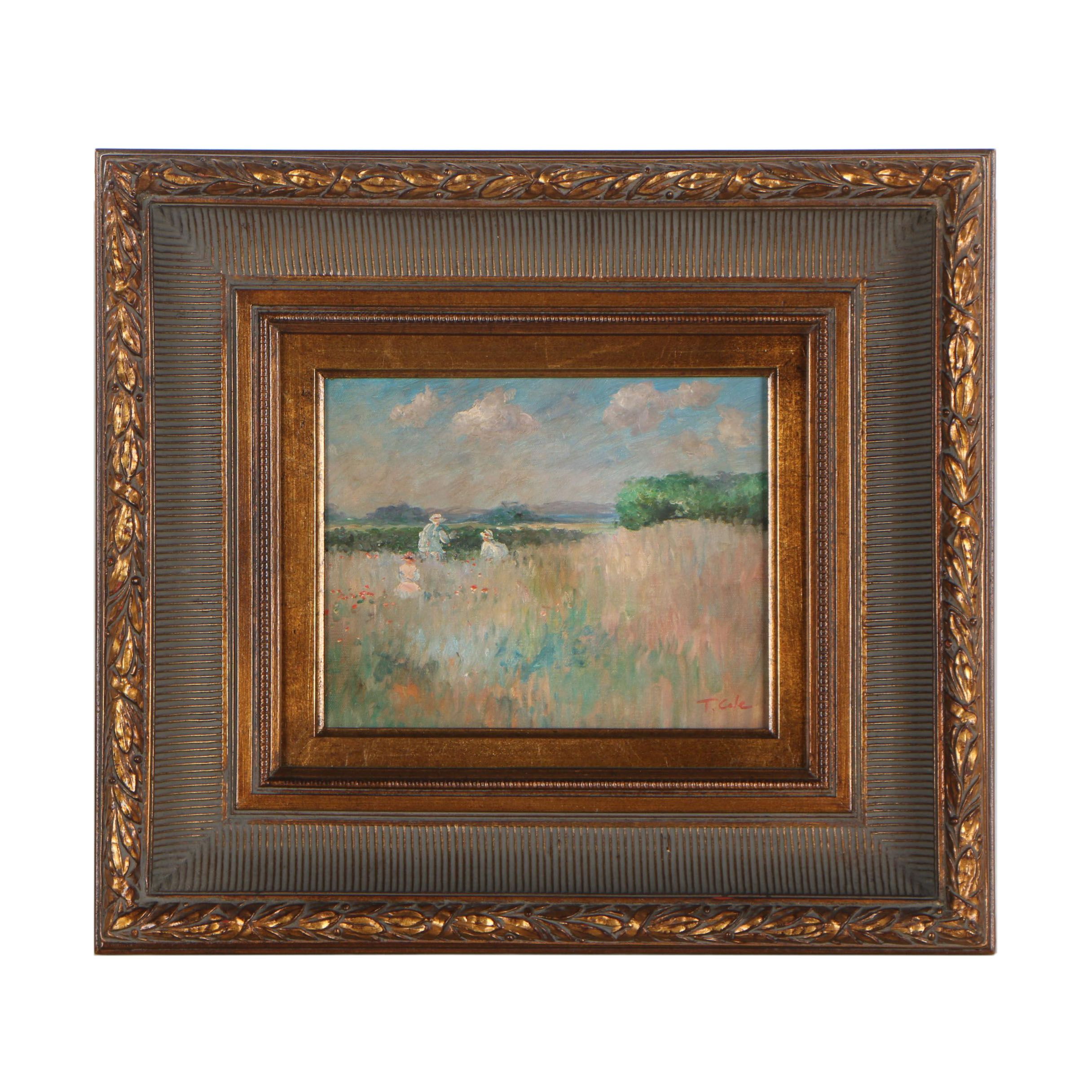 T. Cole Oil Painting