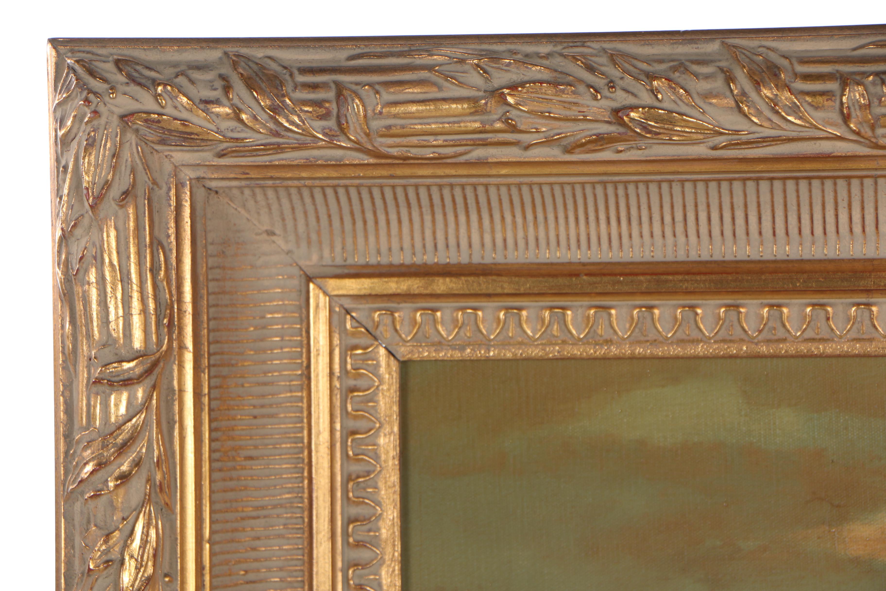 R. Wilson Oil Painting of Pastoral Landscape