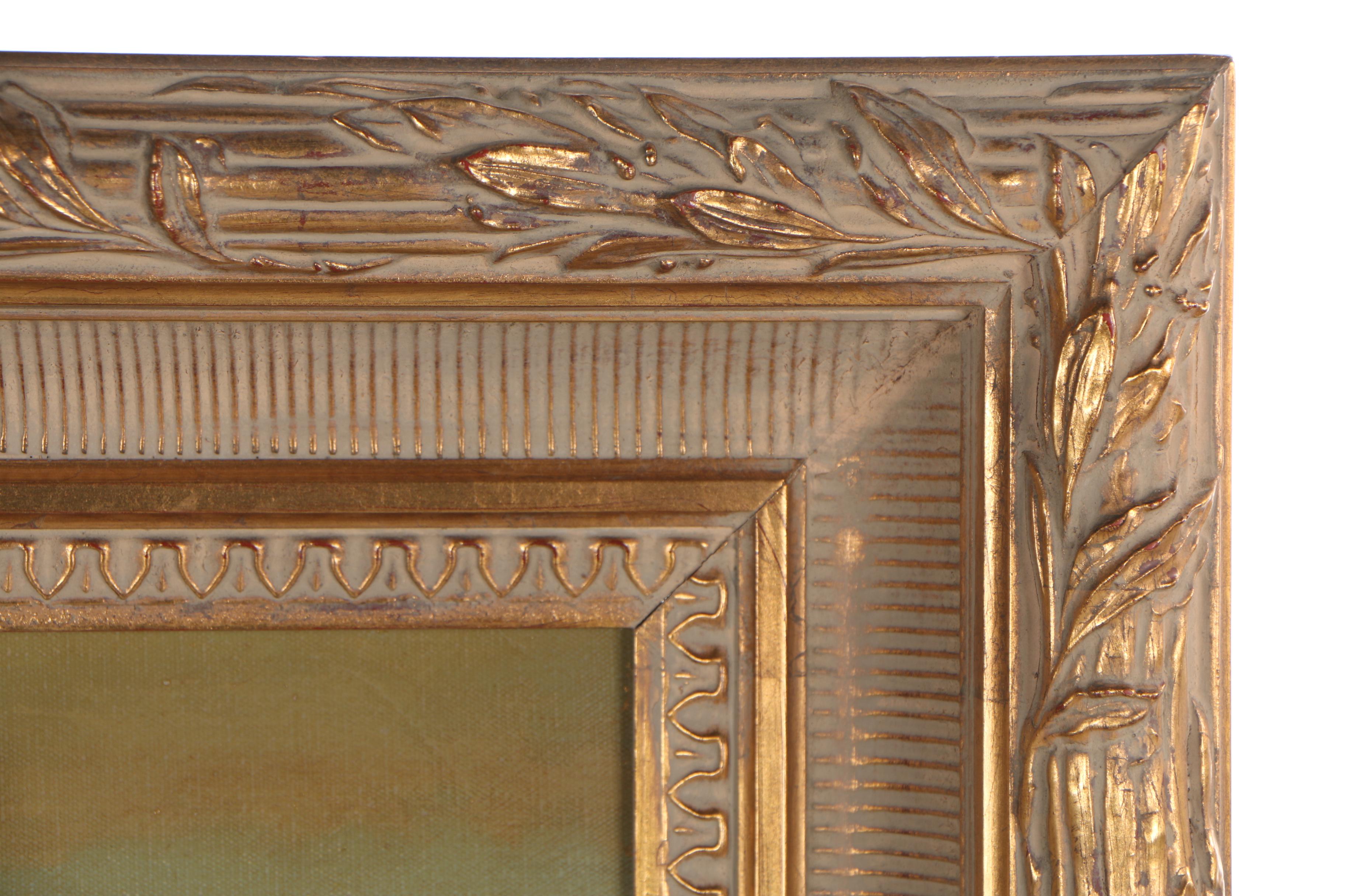 R. Wilson Oil Painting of Pastoral Landscape