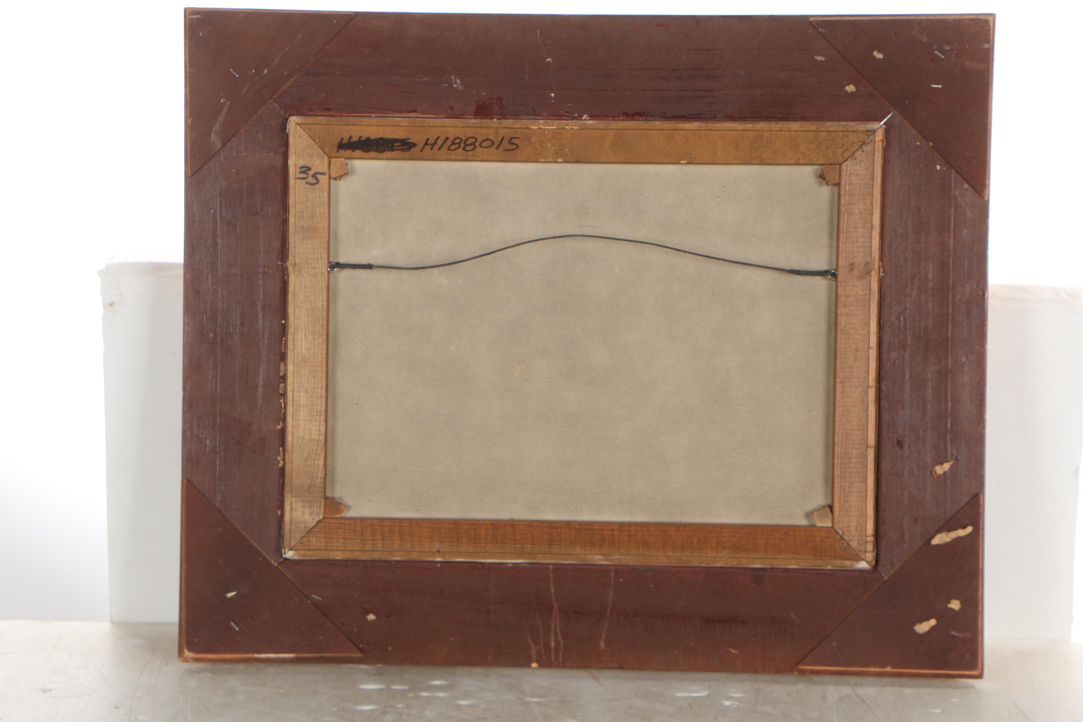 R. Wilson Oil Painting of Pastoral Landscape