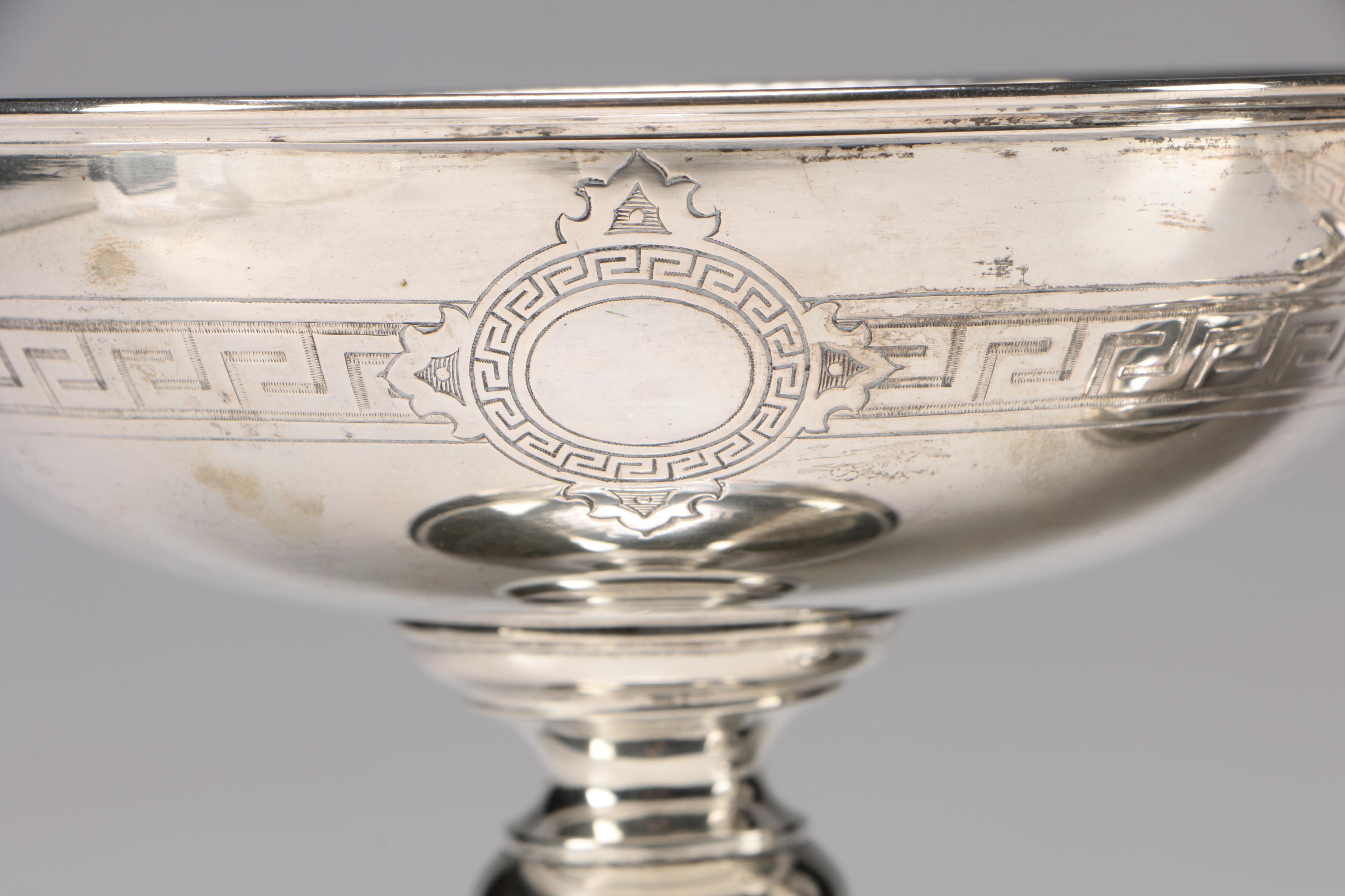 Pair of D. Aron of Königsberg, Germany Twelve Lot Silver Compotes, 1850-1913