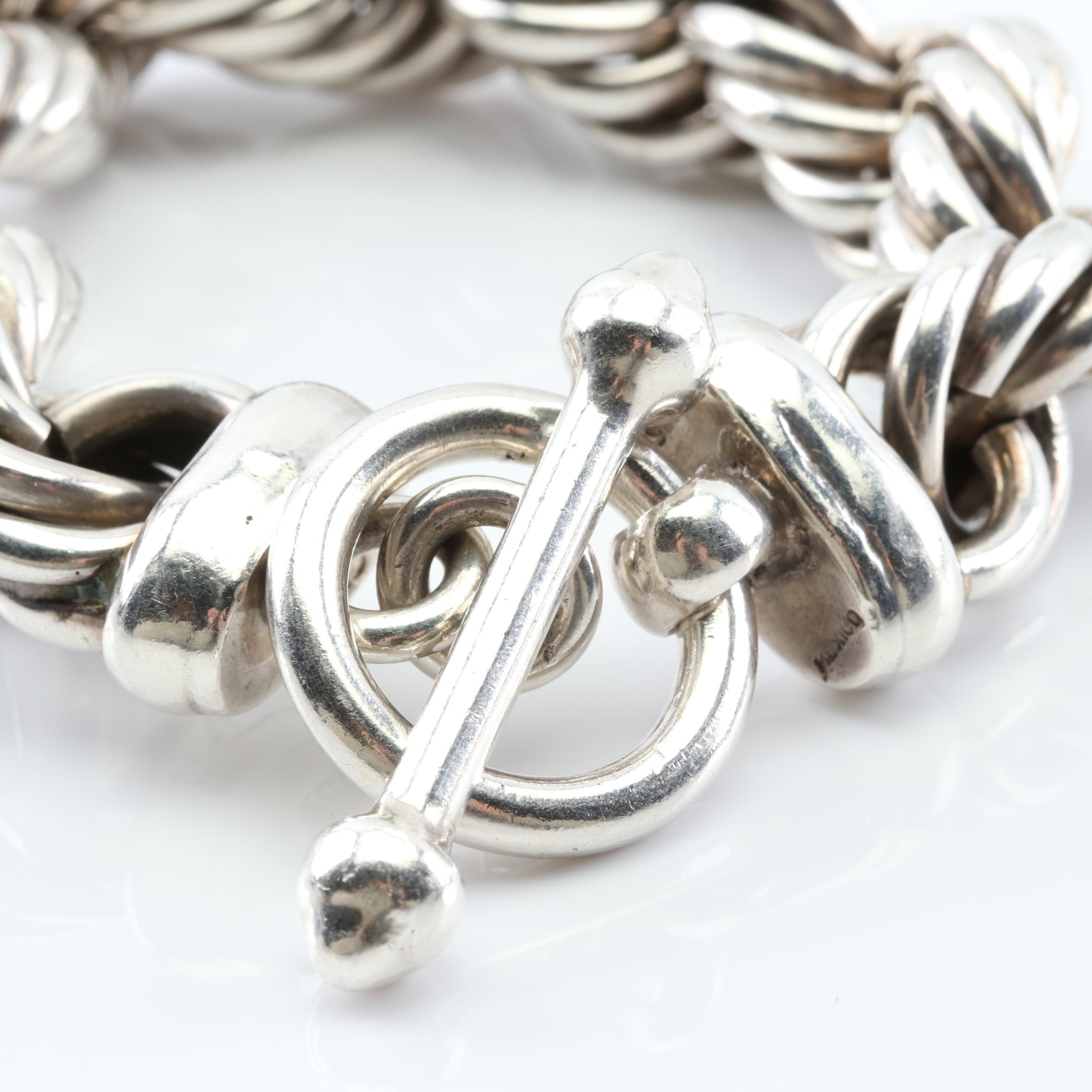 Sterling Silver Rope Bracelet