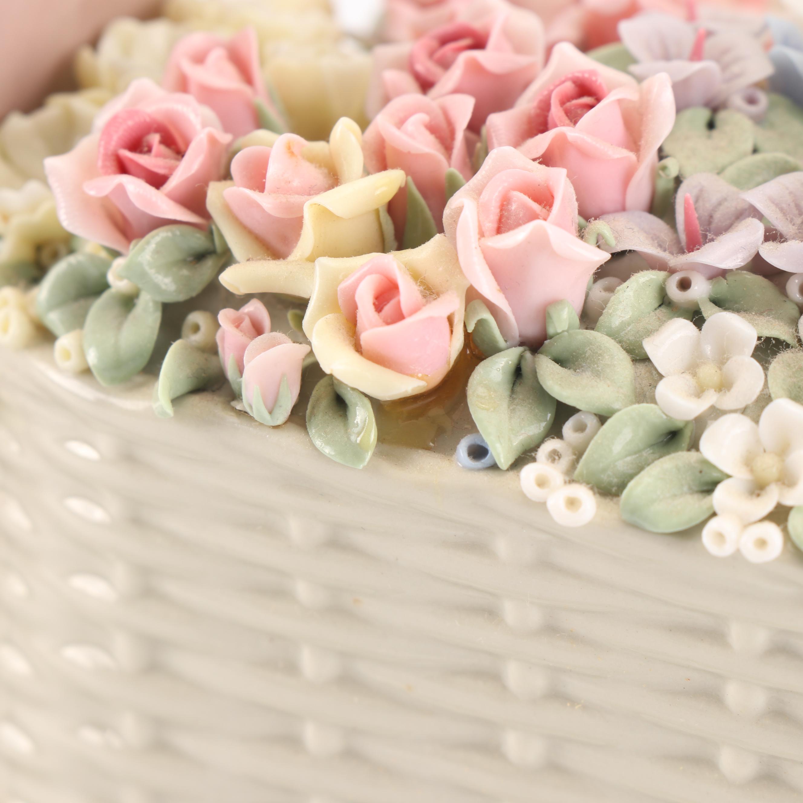 Lladró "Girl with Flowers in Tow" Porcelain Figurine