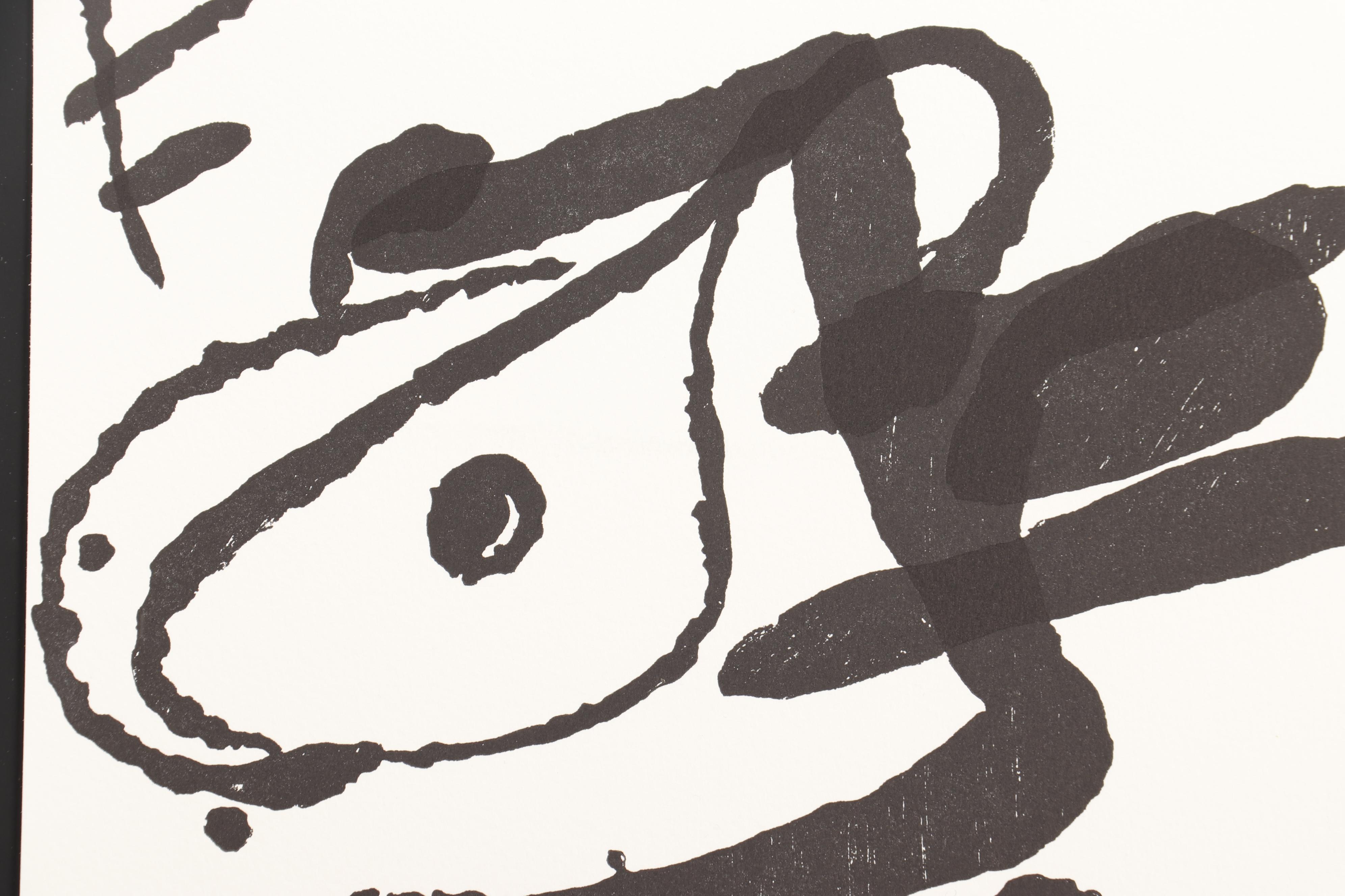 Joan Miró Posthumous Woodcut for "Miró Graveur"