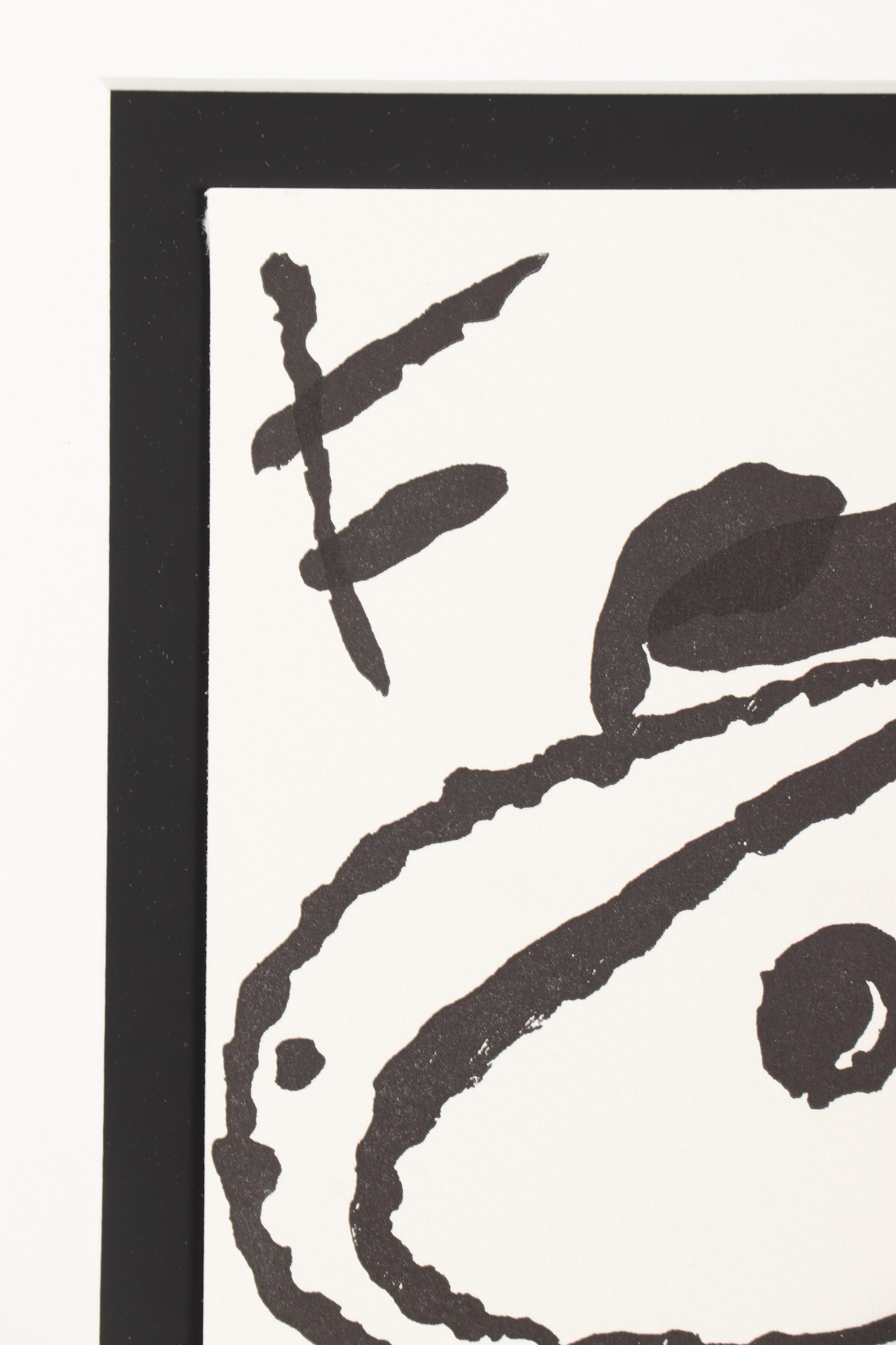 Joan Miró Posthumous Woodcut for "Miró Graveur"