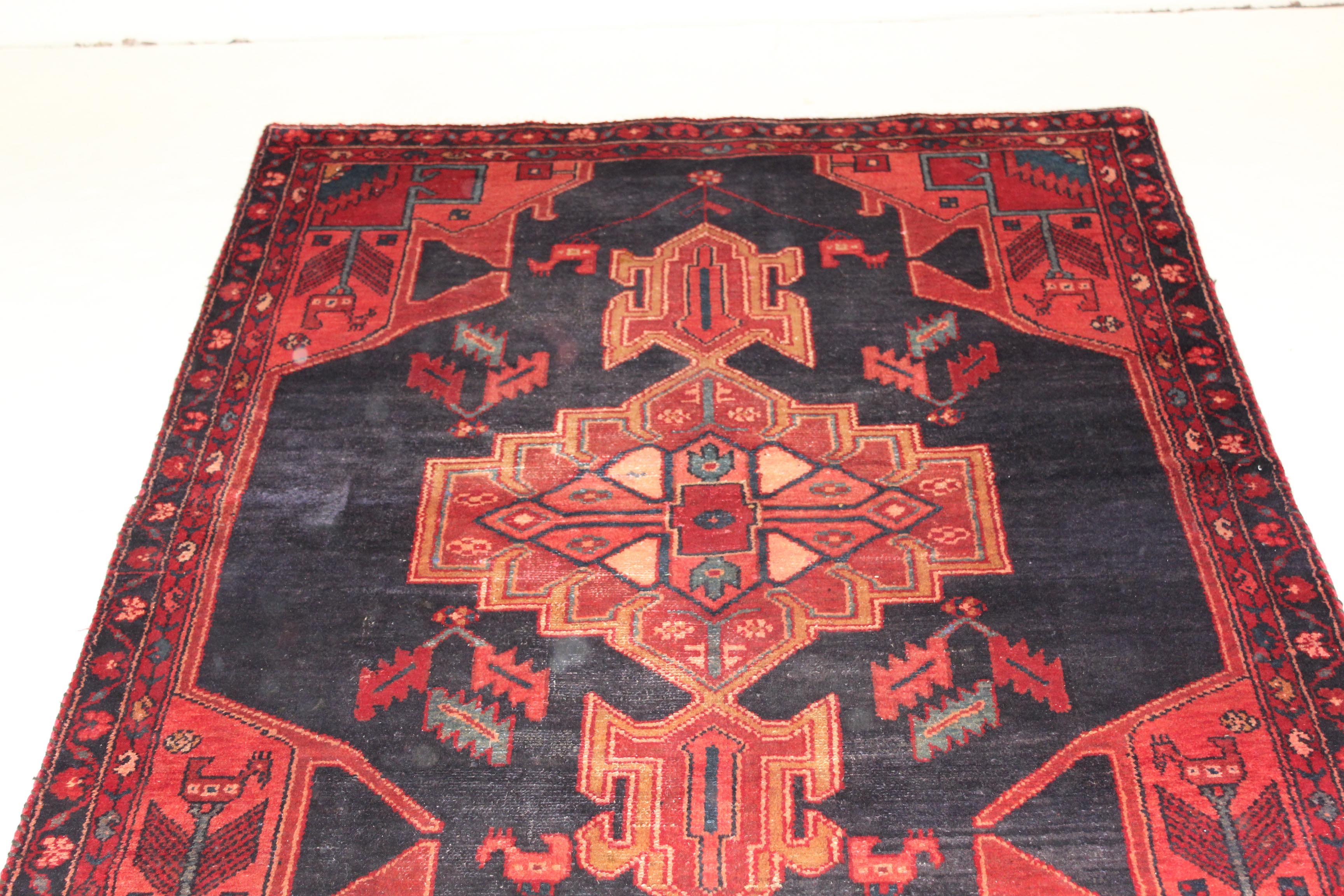 4'2 x 6'1 Hand-Knotted Northwest Persian Rug, circa 1940