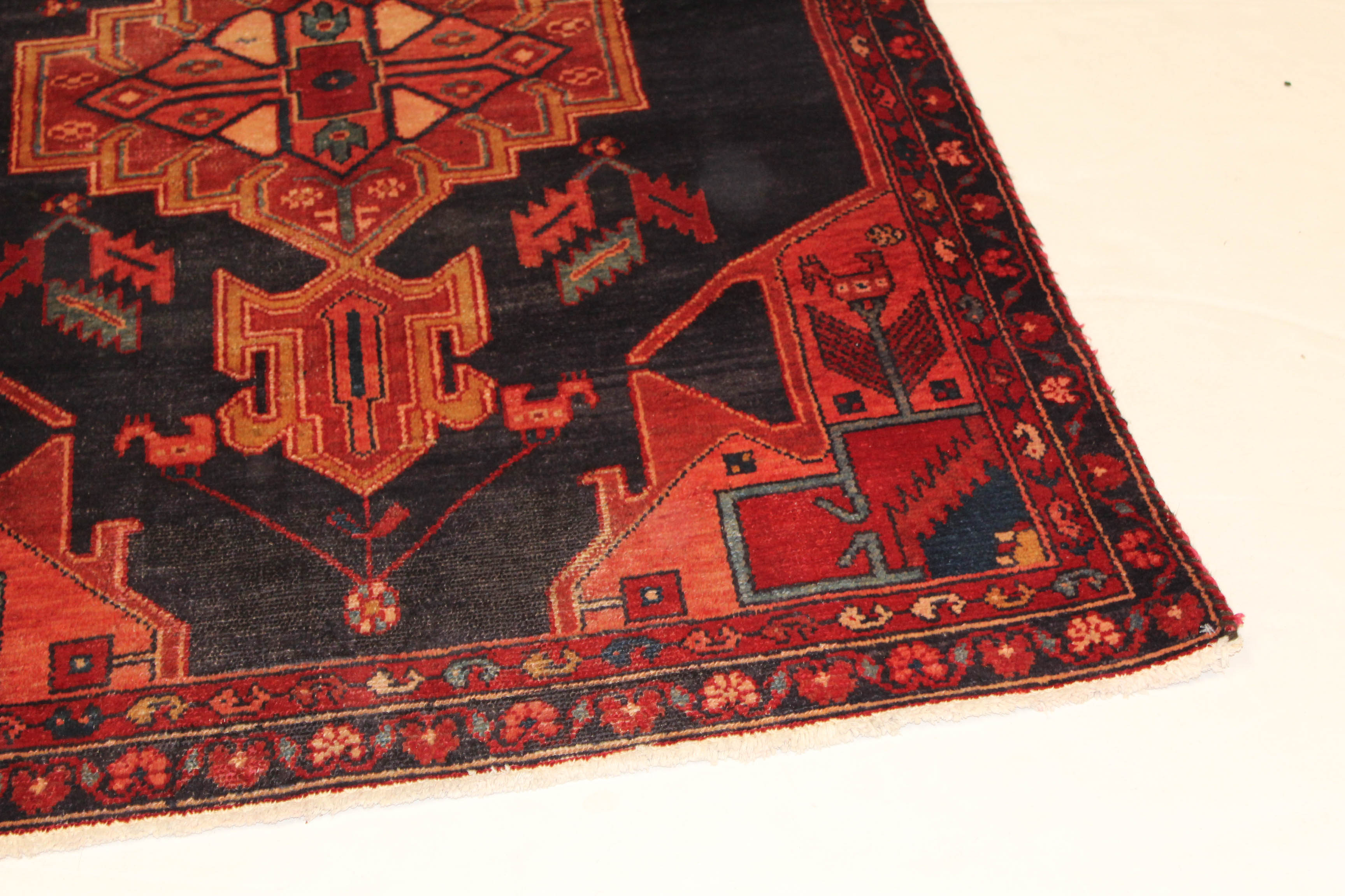 4'2 x 6'1 Hand-Knotted Northwest Persian Rug, circa 1940