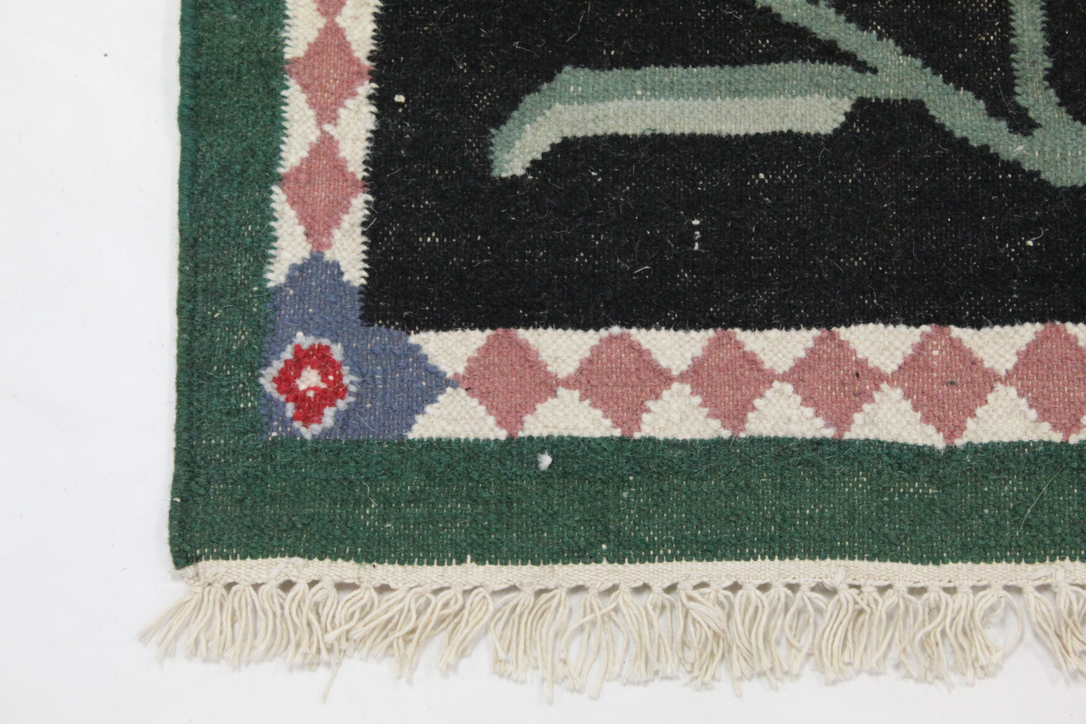 2'5 x 12'5 Hand-Knotted Indo-Romanian Kilim Runner