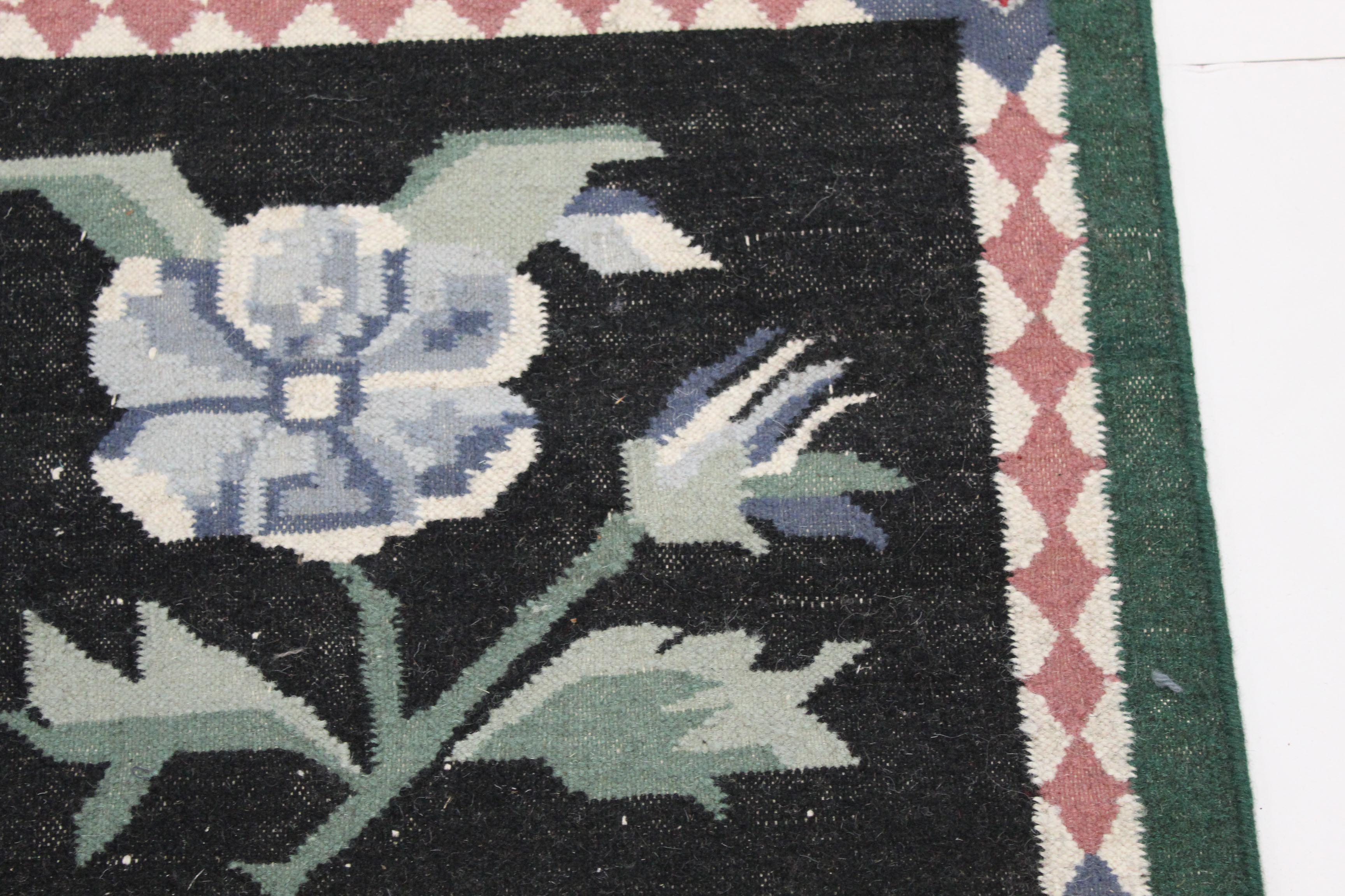 2'5 x 12'5 Hand-Knotted Indo-Romanian Kilim Runner