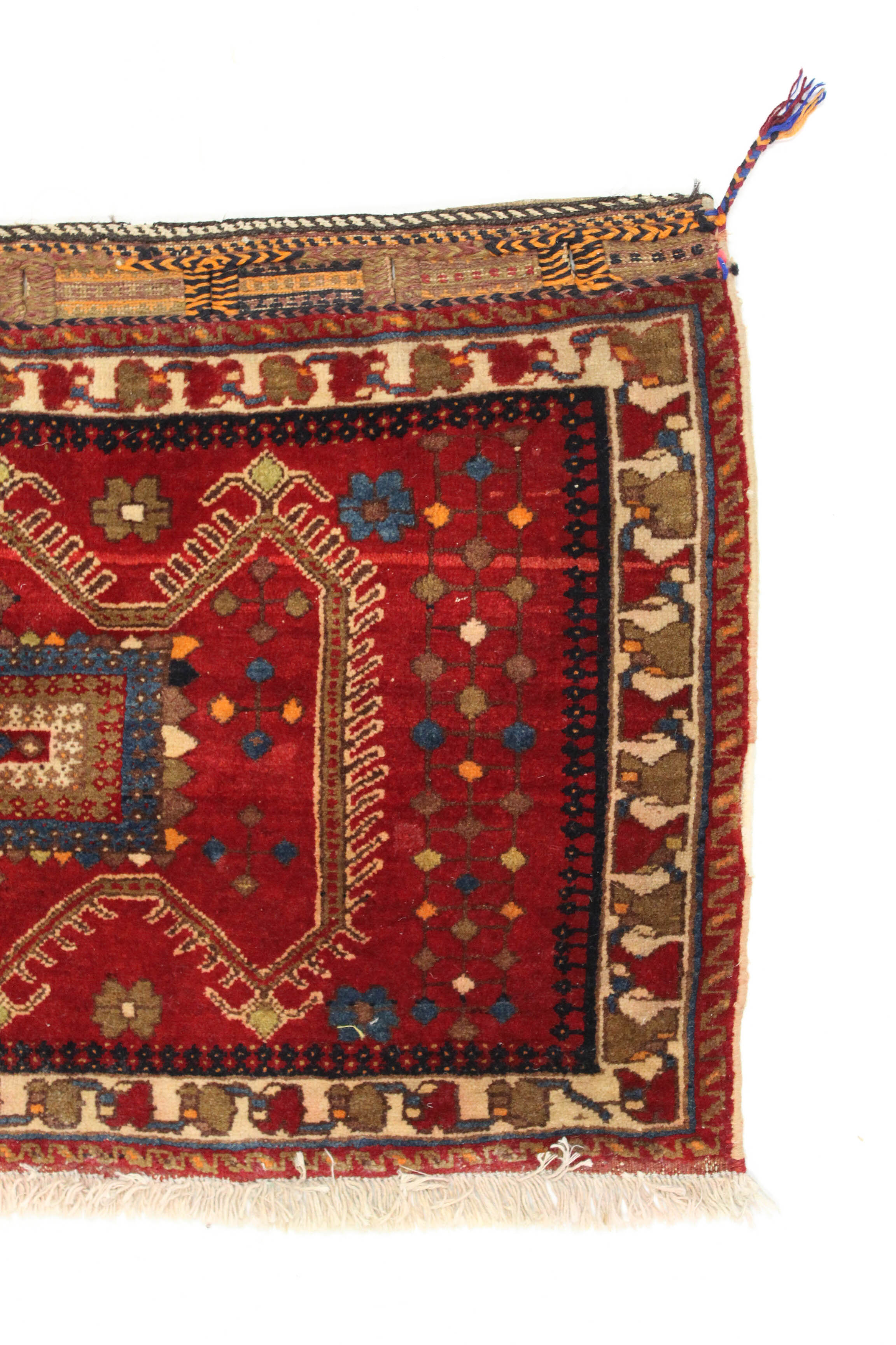 1'10 x 2'8 Hand-Knotted Persian Qashqai Rug, circa 1940