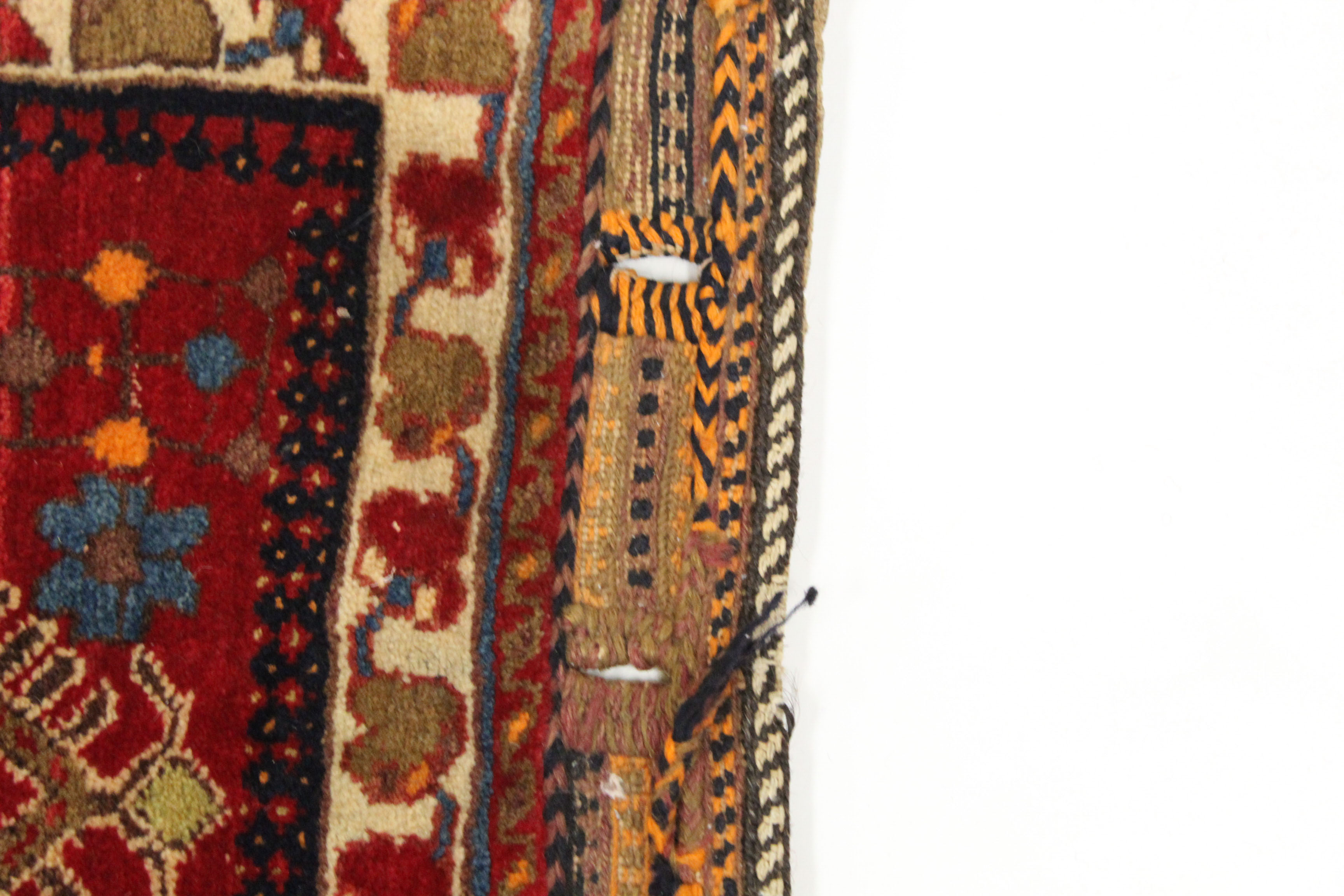 1'10 x 2'8 Hand-Knotted Persian Qashqai Rug, circa 1940