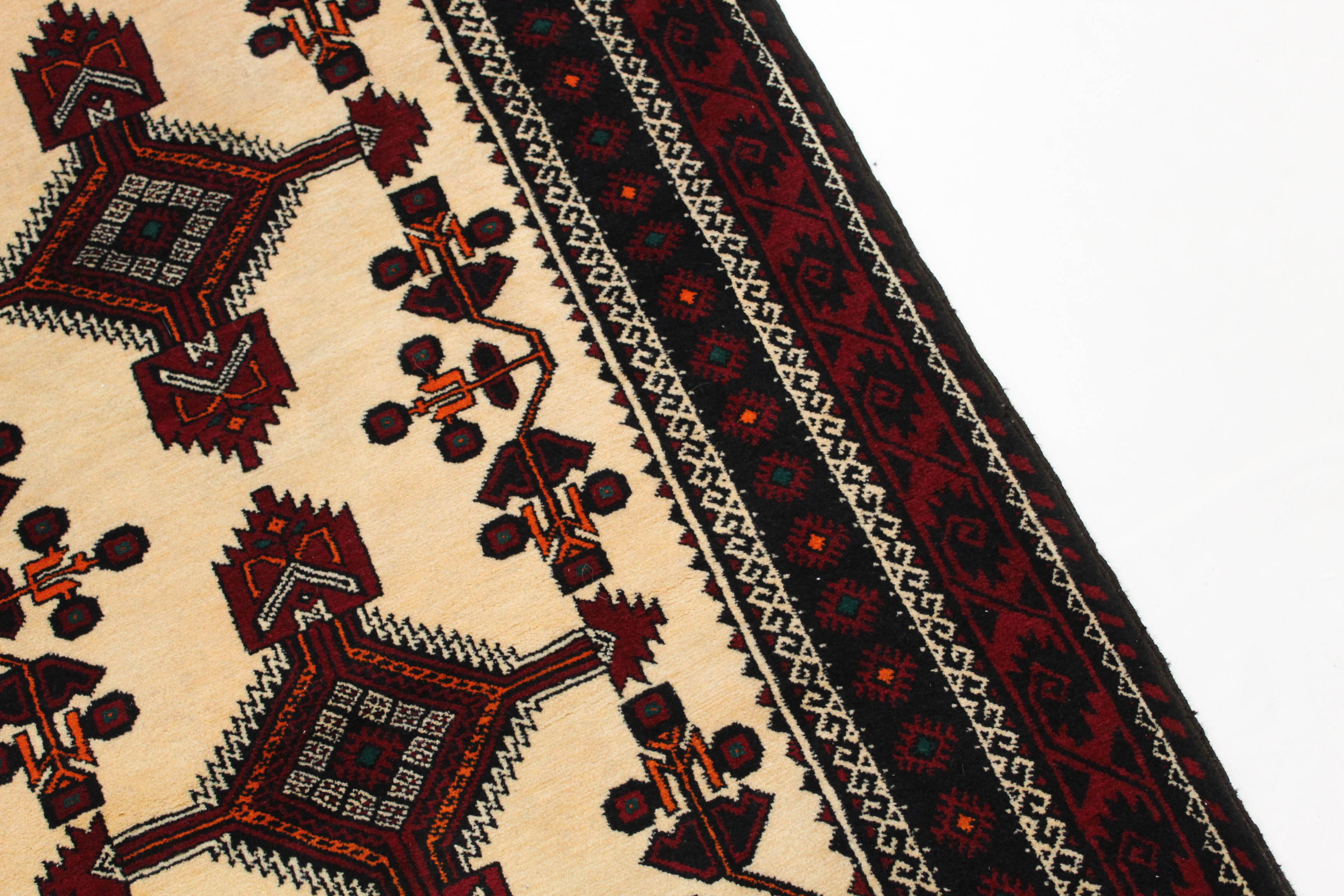 3'5 x 6'5 Hand-Knotted Persian Baluch Rug, circa 1970