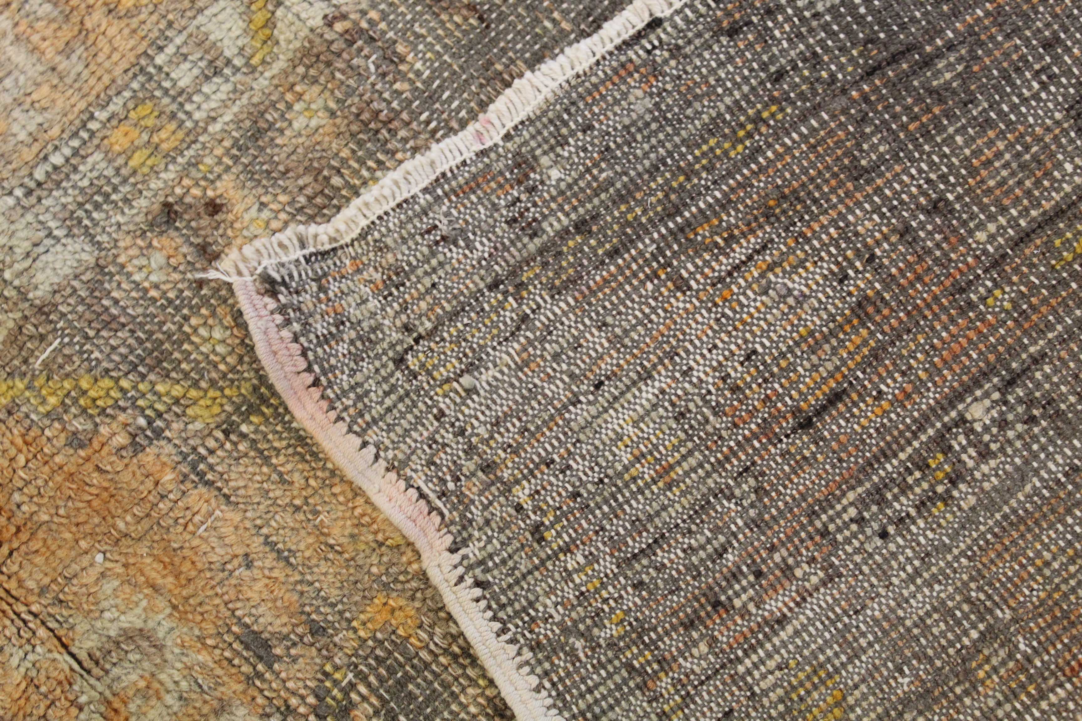 2'9 x 4'4 Hand-Knotted Turkish Oushak Rug, circa 1910