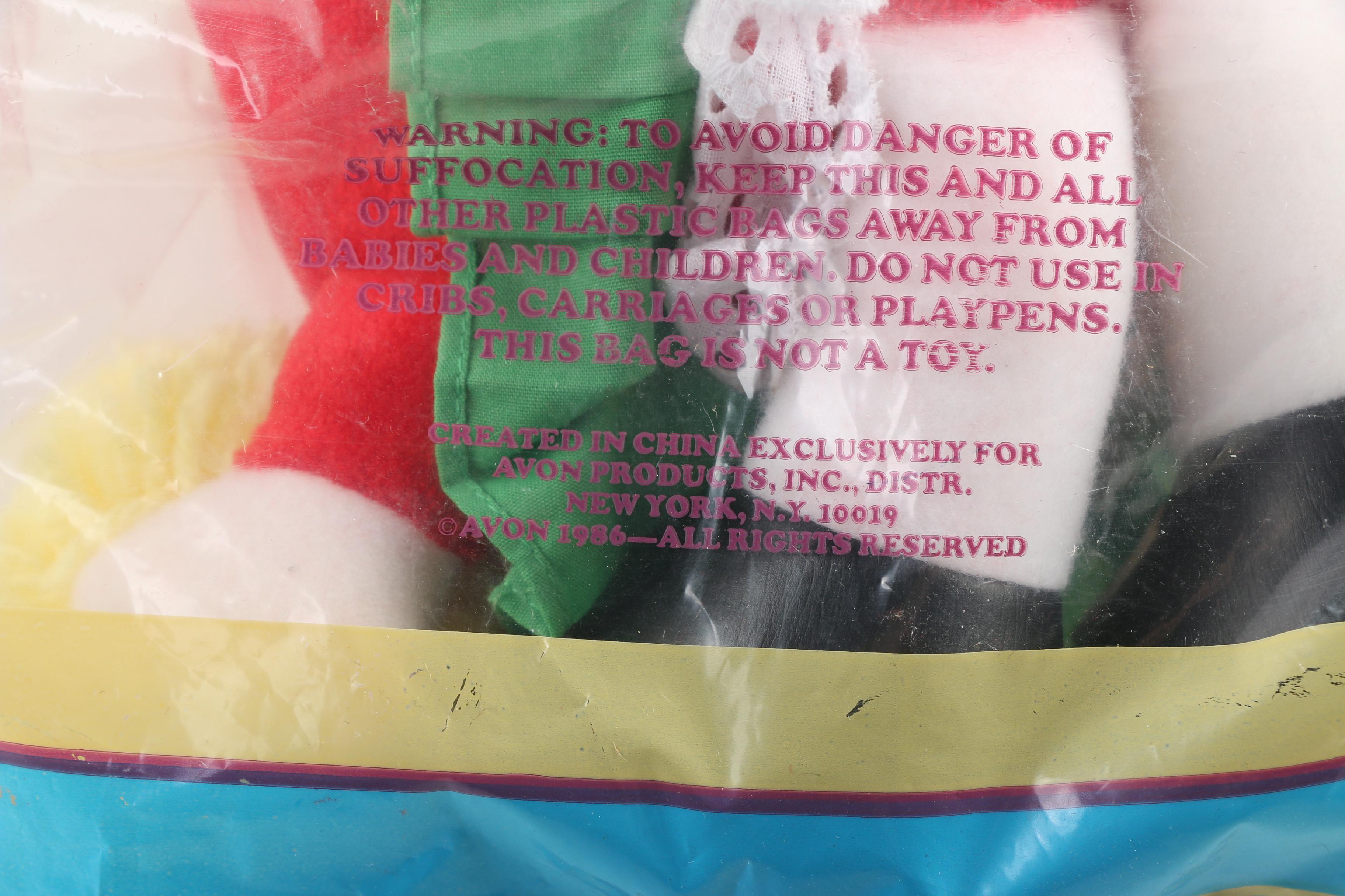 Avon "Somersaults Pals" Plush Toys, 1980s