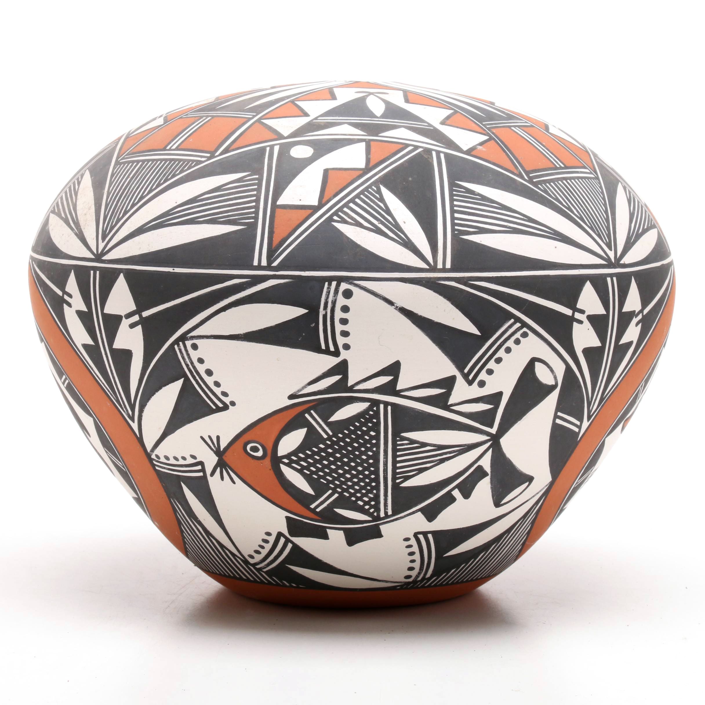 Howeya Acoma Earthenware Seed Pot