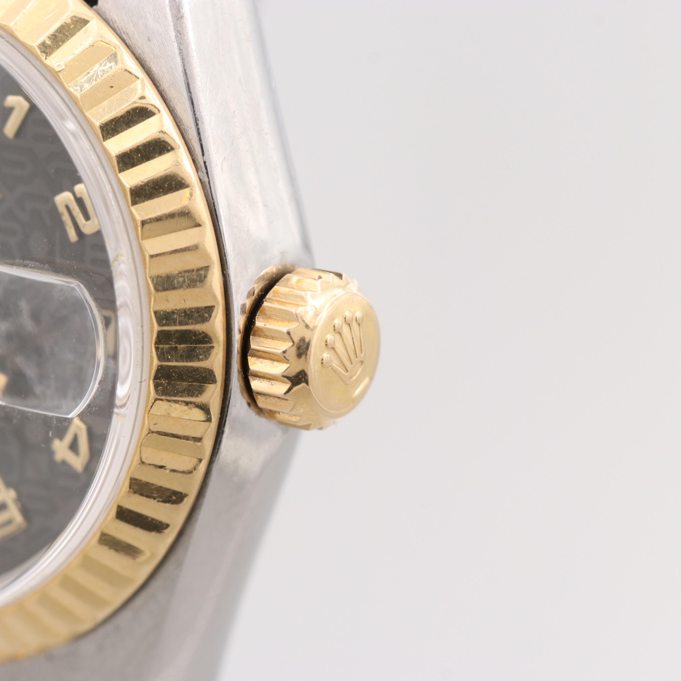Rolex Datejust 18K Gold and Stainless Steel Automatic Watch, 1994