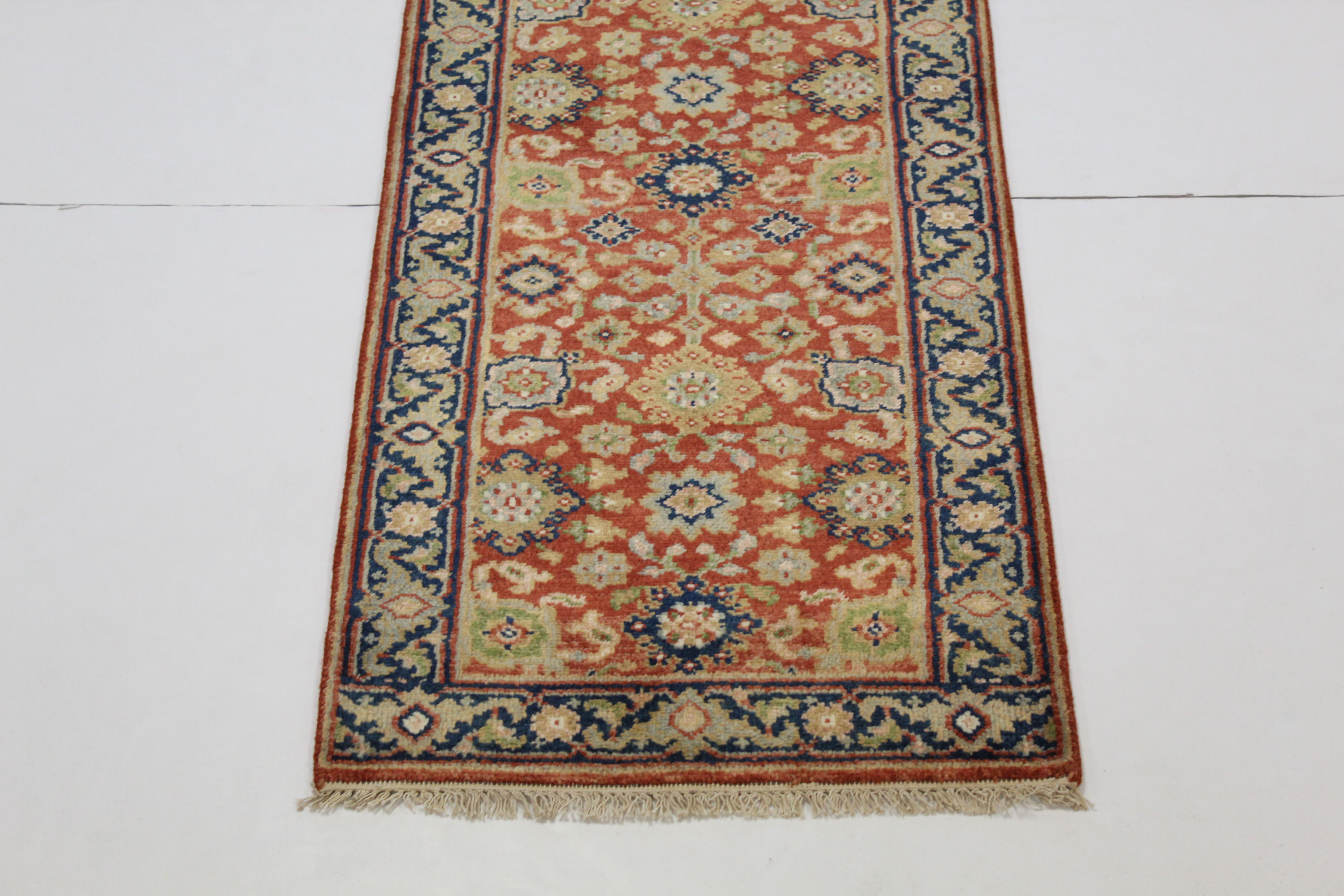 2'7 x 10'3 Hand-Knotted Indo-Persian Mahal Runner