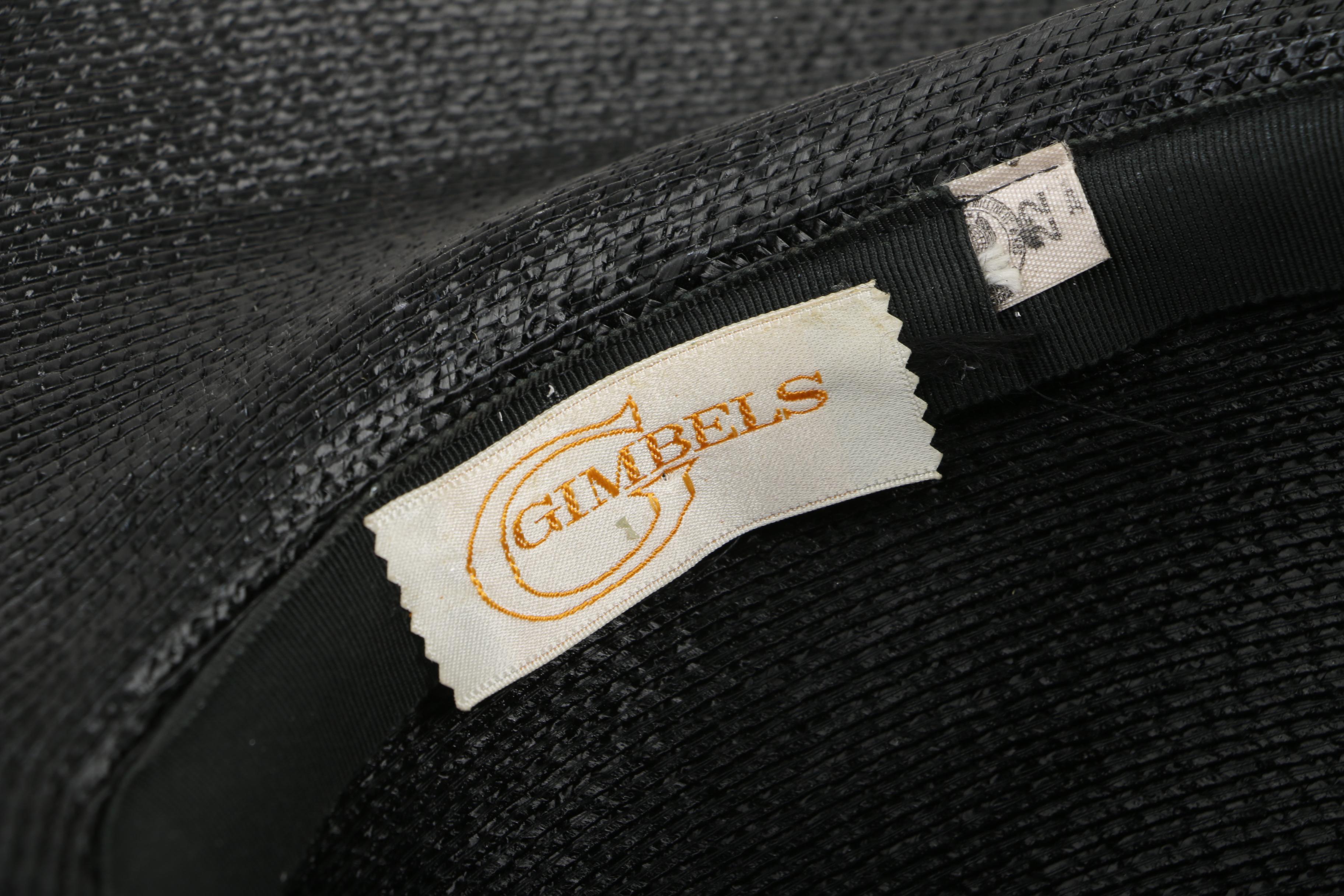 Women's Hats, Handbag and Umbrella Including Gimbels, Vintage