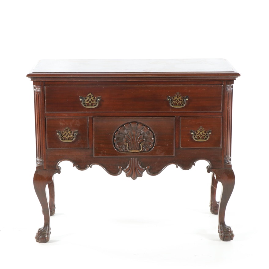 Chippendale Style Mahogany Lowboy, Early 20th Century