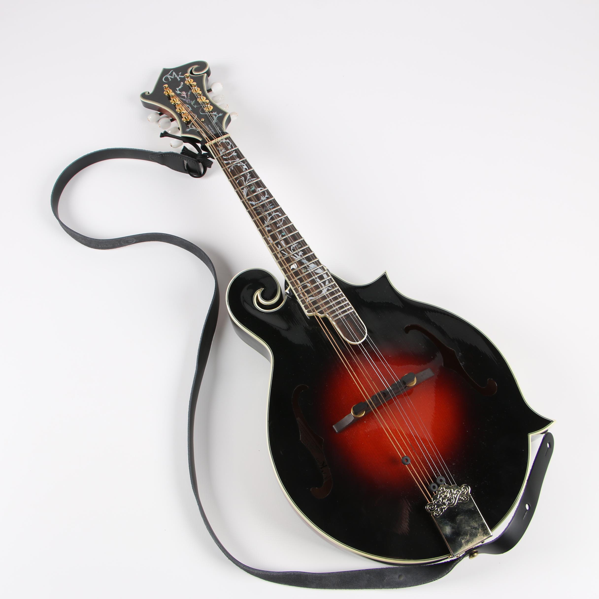 Michael Kelly Limited Edition Dragonfly II Red Burst Mandolin with Hard Case