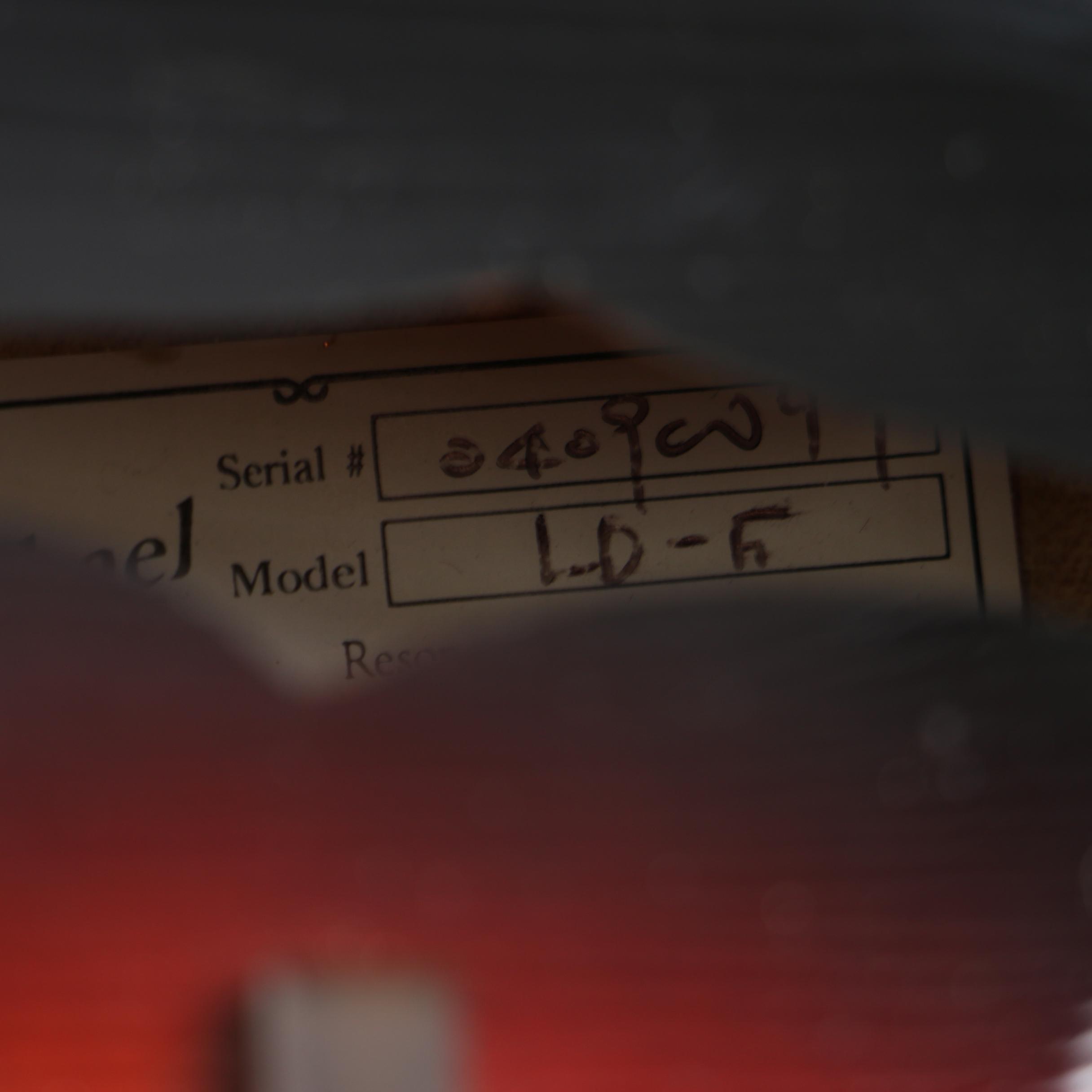 Michael Kelly Limited Edition Dragonfly II Red Burst Mandolin with Hard Case