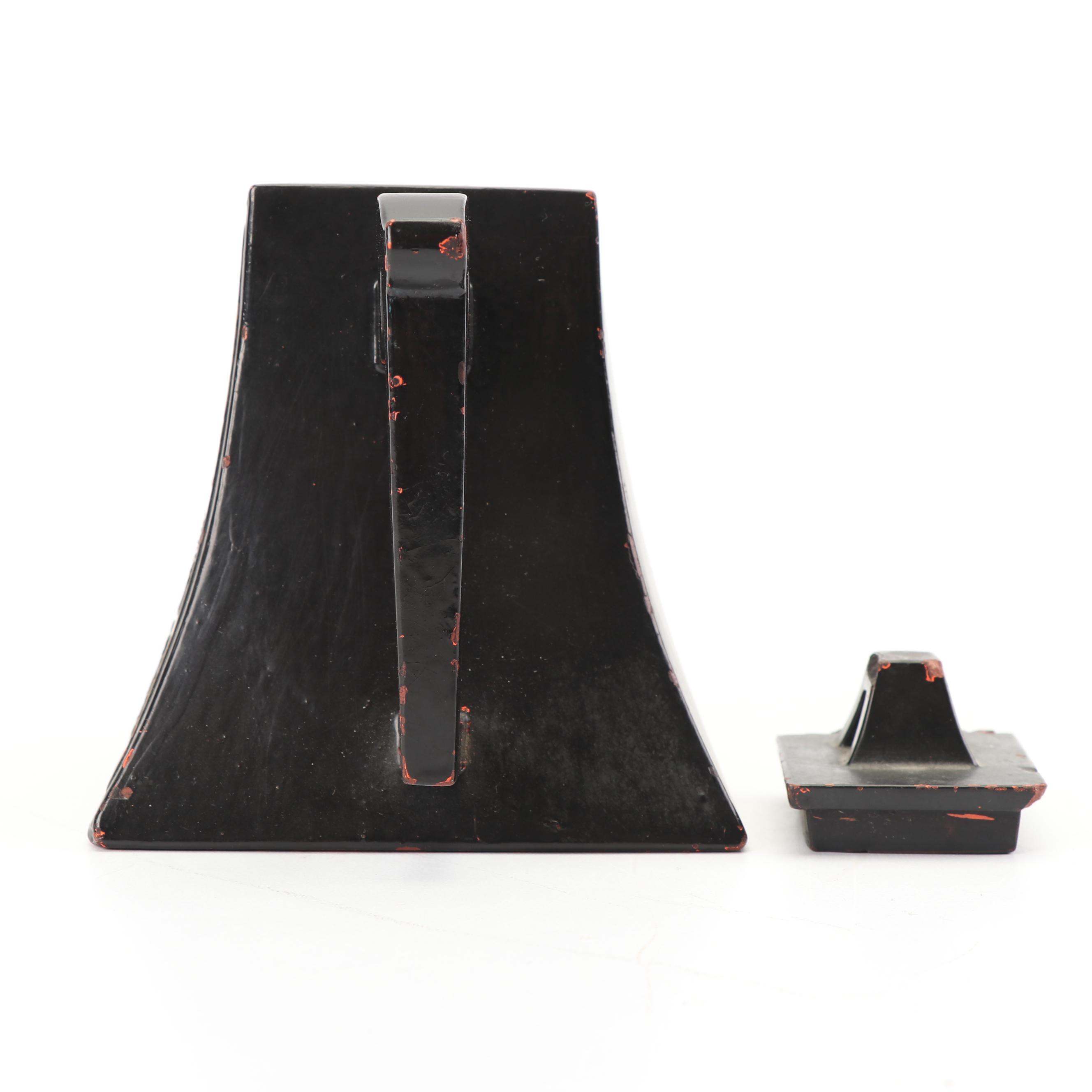 Chinese Painted Yixing Zisha Pottery Teapot