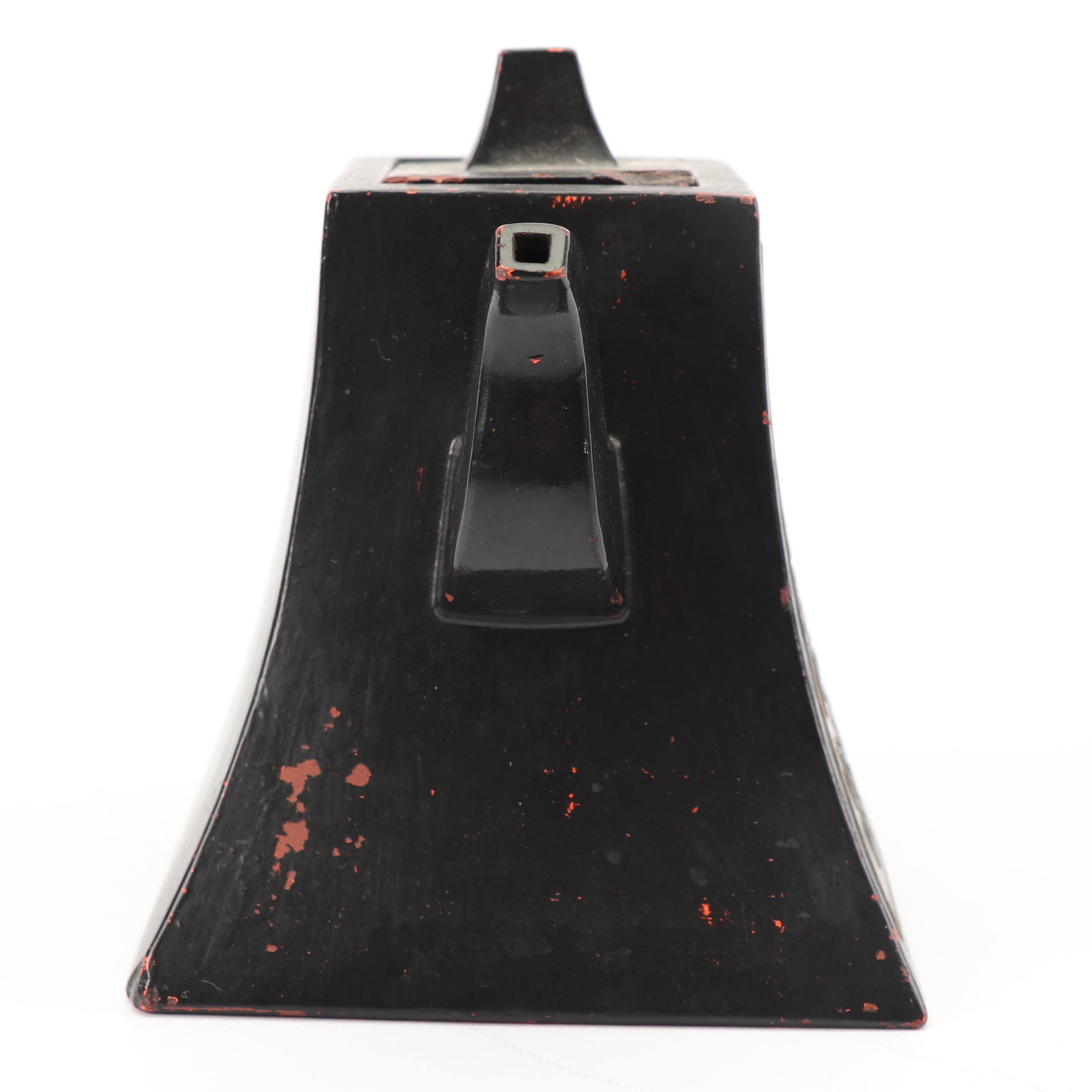 Chinese Painted Yixing Zisha Pottery Teapot