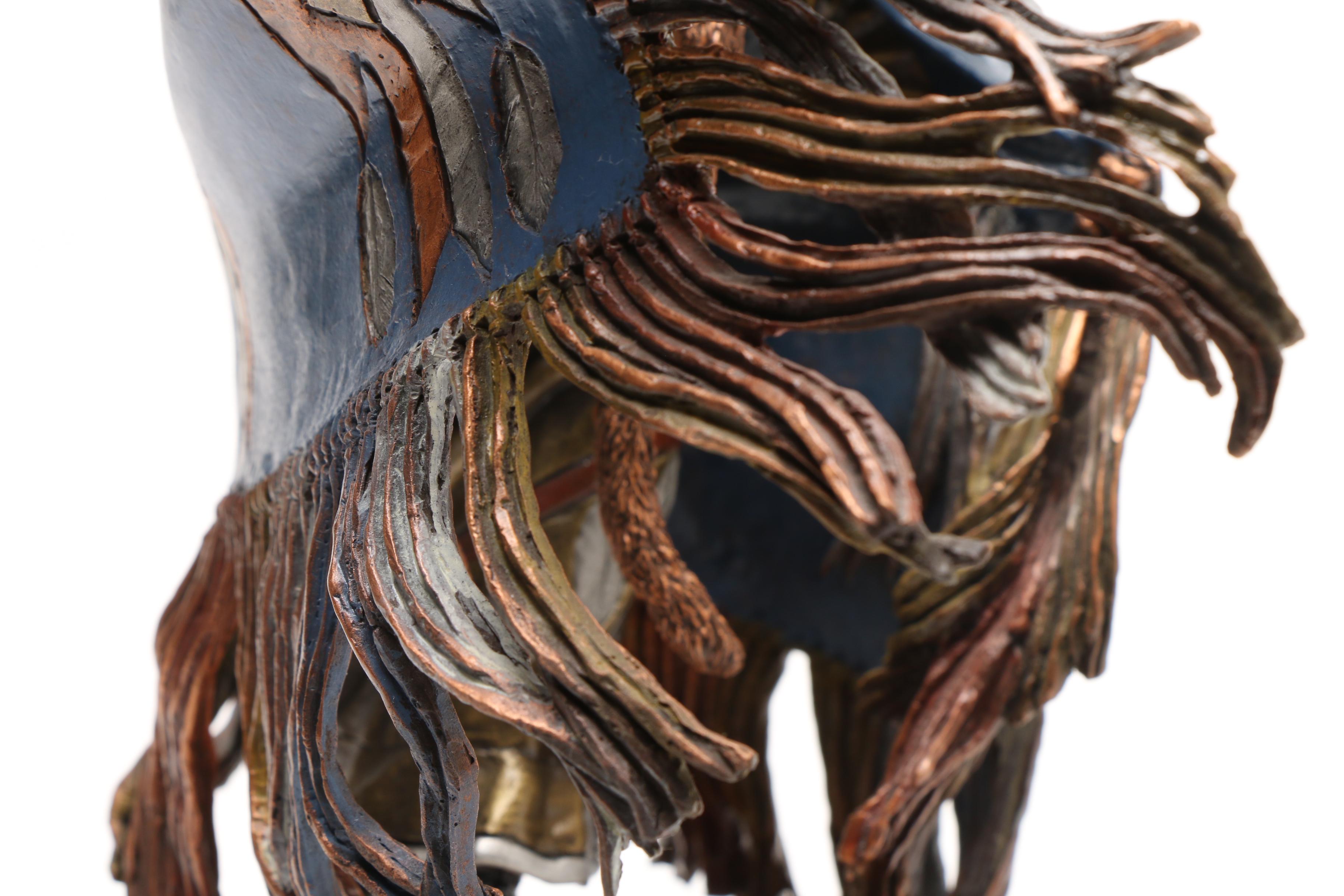 Legends "Footprint of Butterfly" Mixed Media Sculpture by C. 4. Pardell