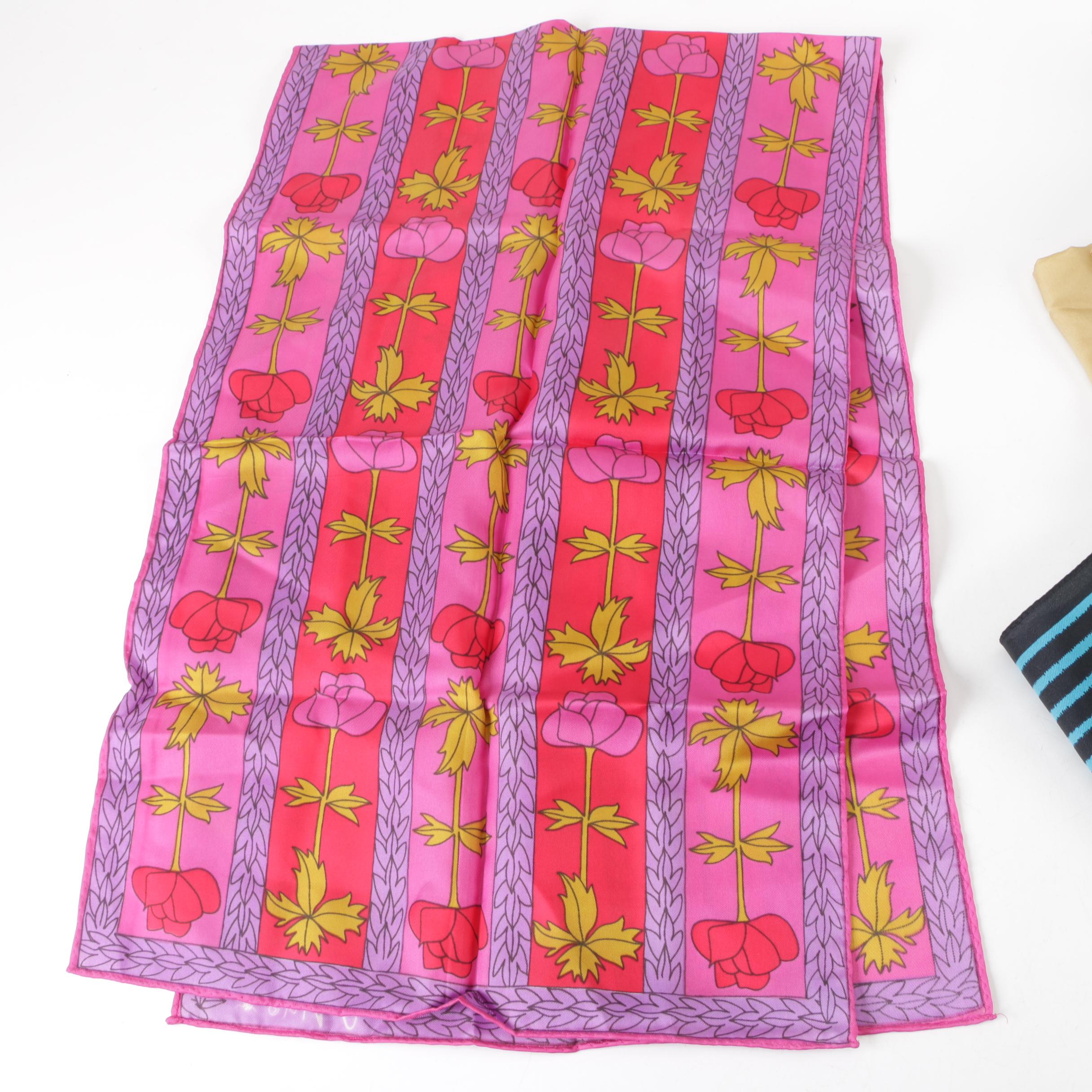 Diane von Furstenberg, Vera Neumann and Anne Klein Scarves, Vintage