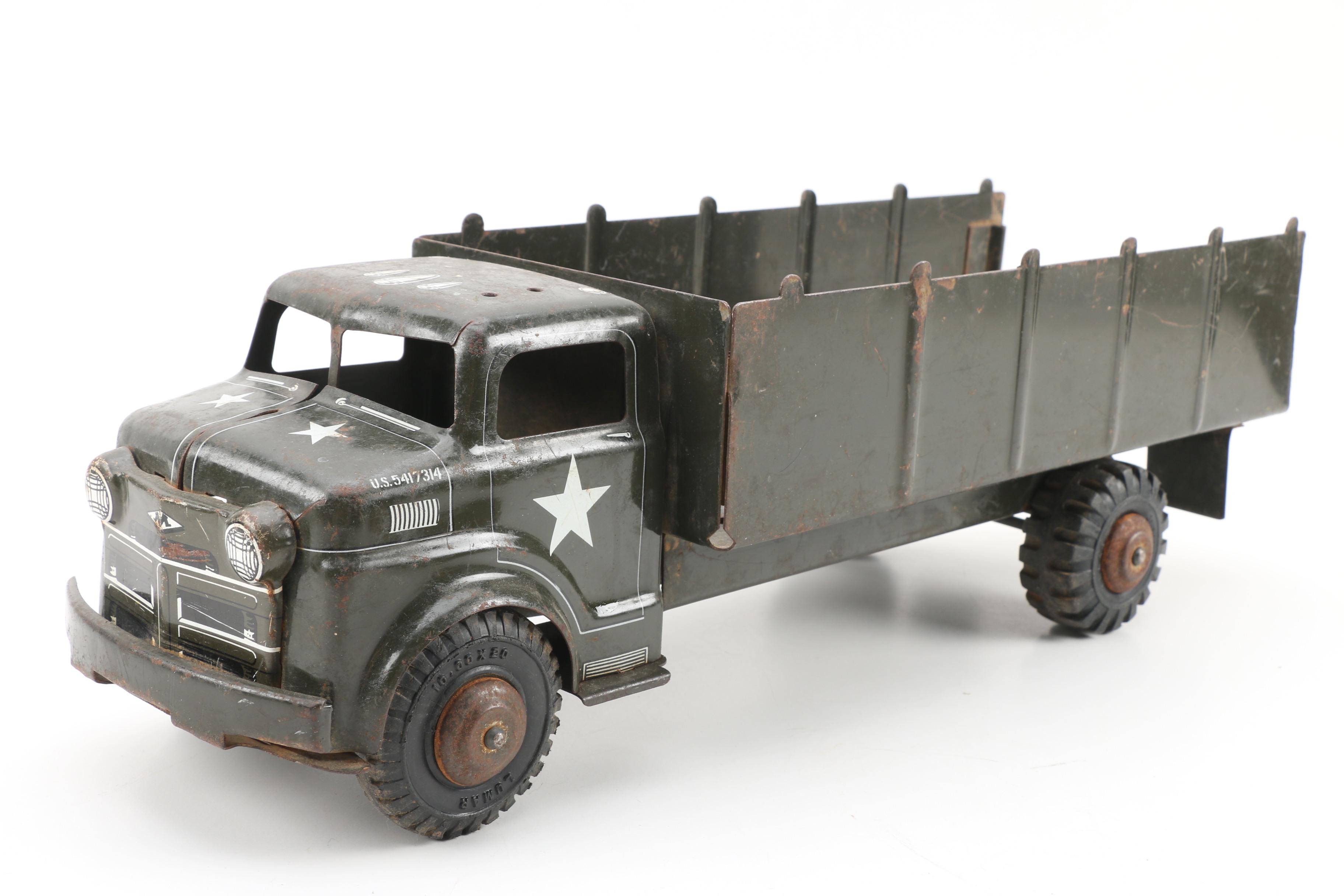 Metal Army Truck and Die Cast Metal Work Trucks