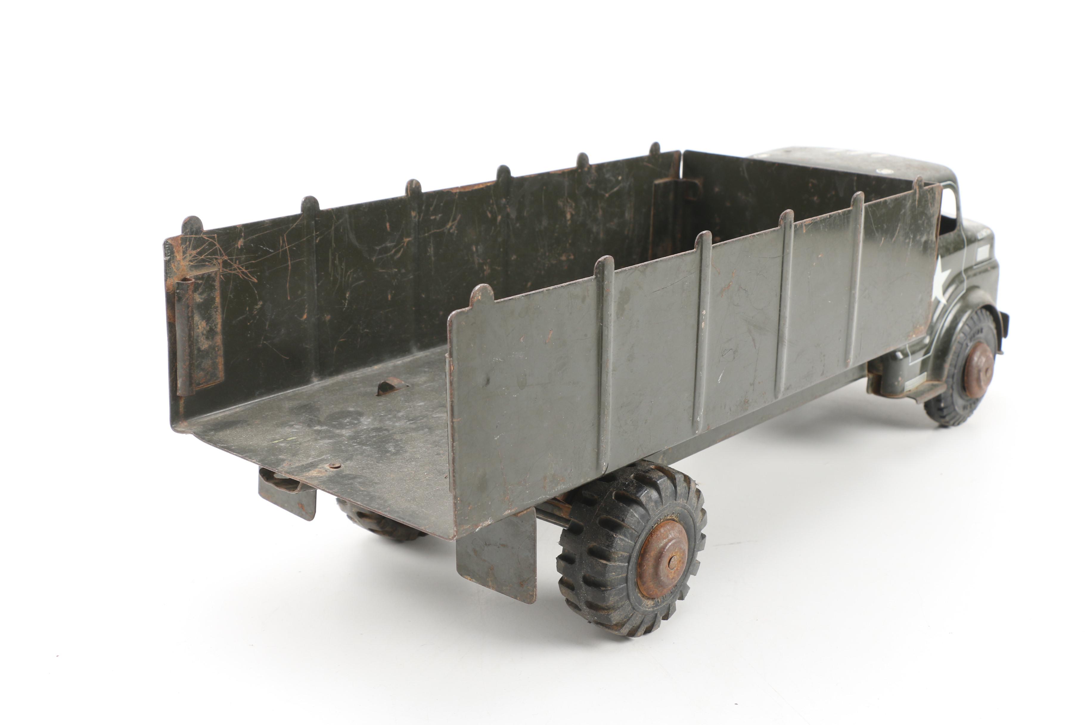 Metal Army Truck and Die Cast Metal Work Trucks