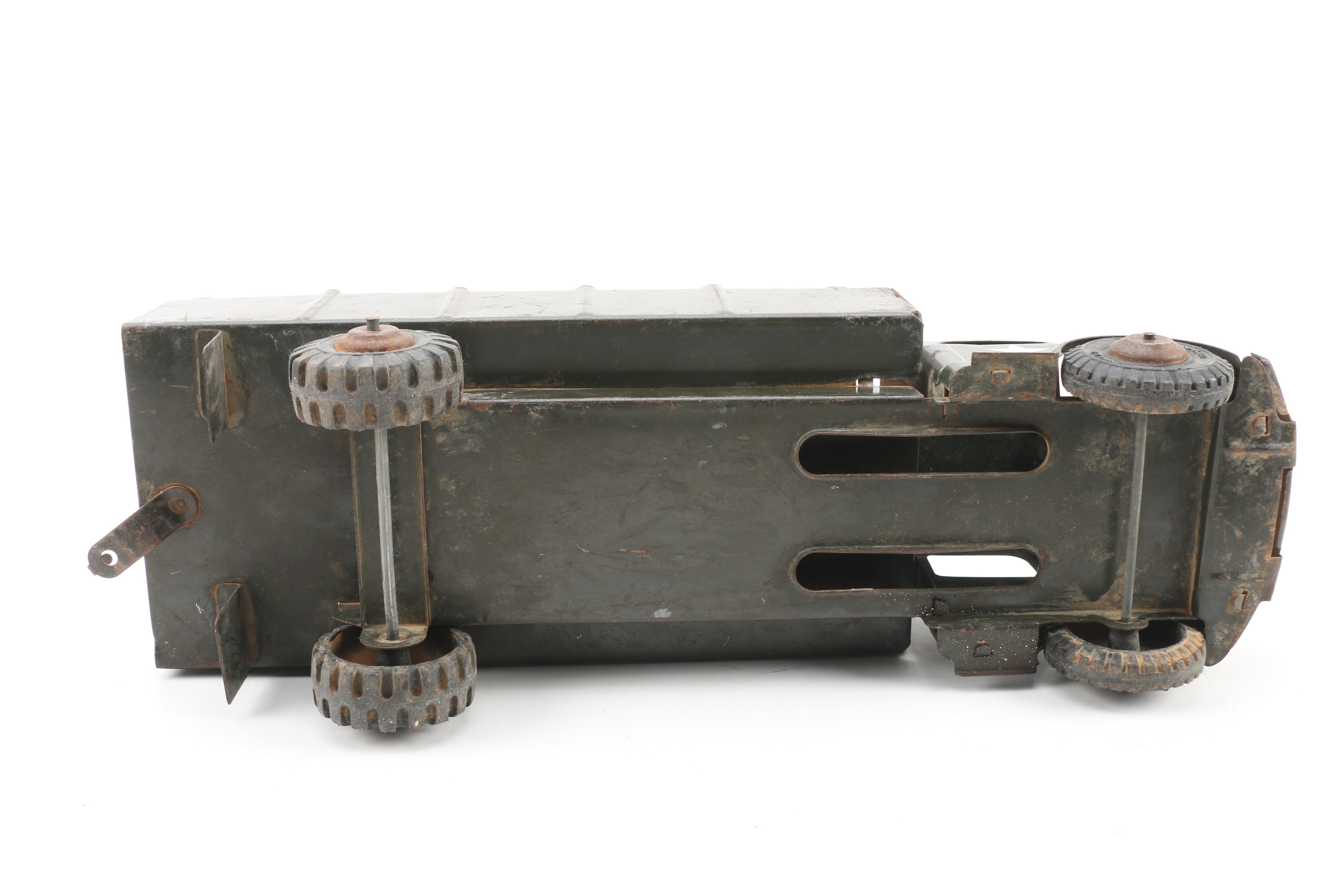 Metal Army Truck and Die Cast Metal Work Trucks