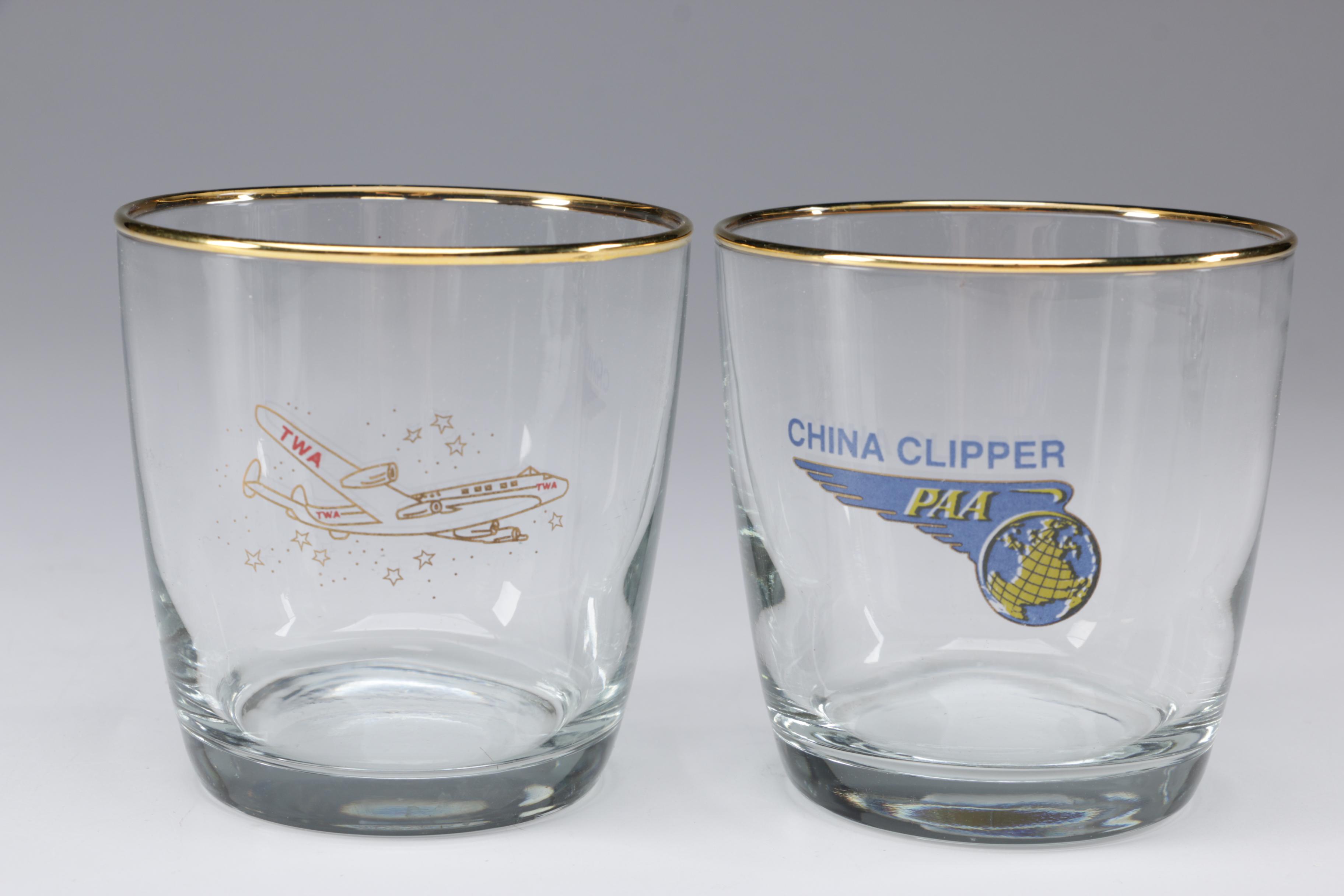 Vintage Airline Logo Glasses