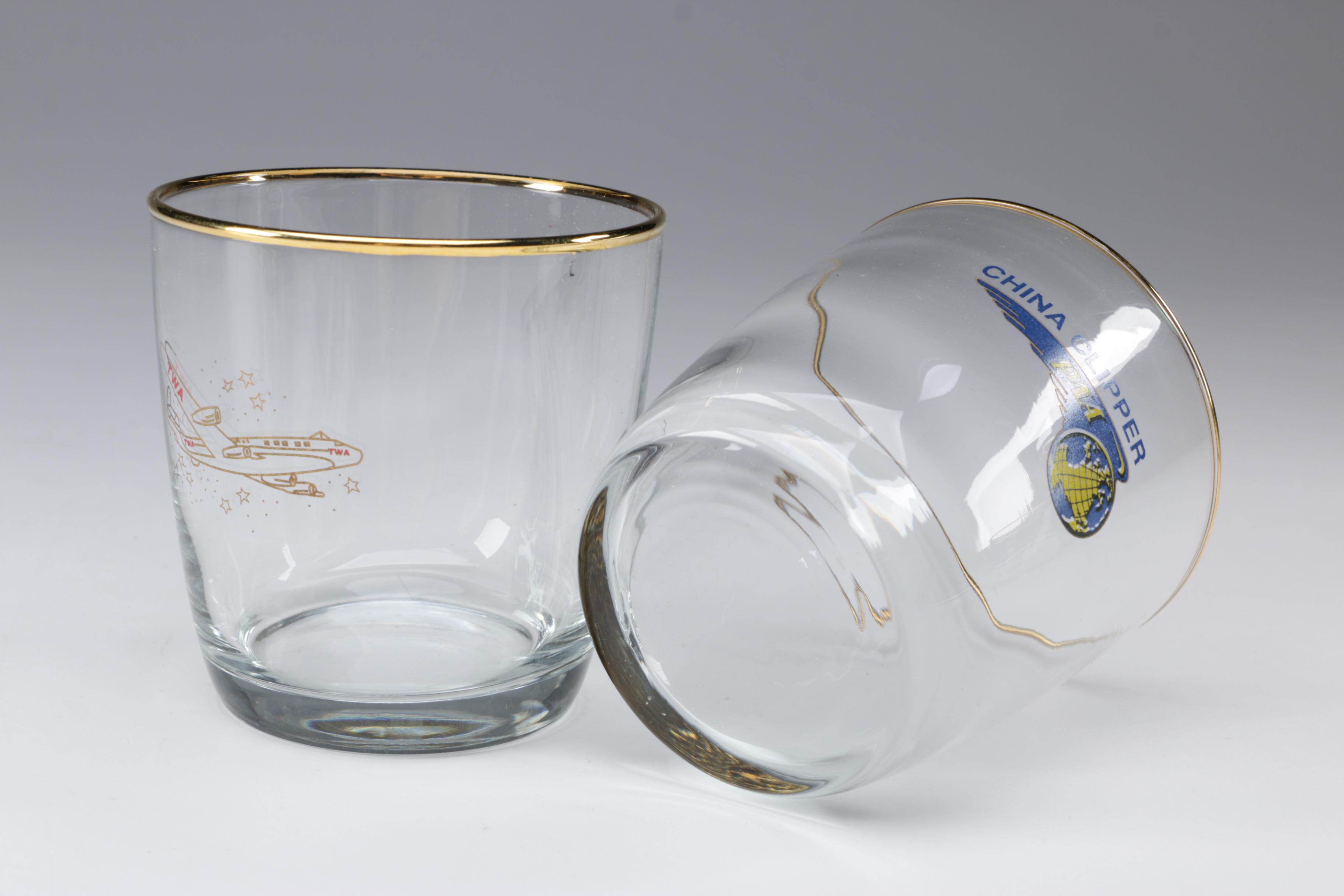 Vintage Airline Logo Glasses