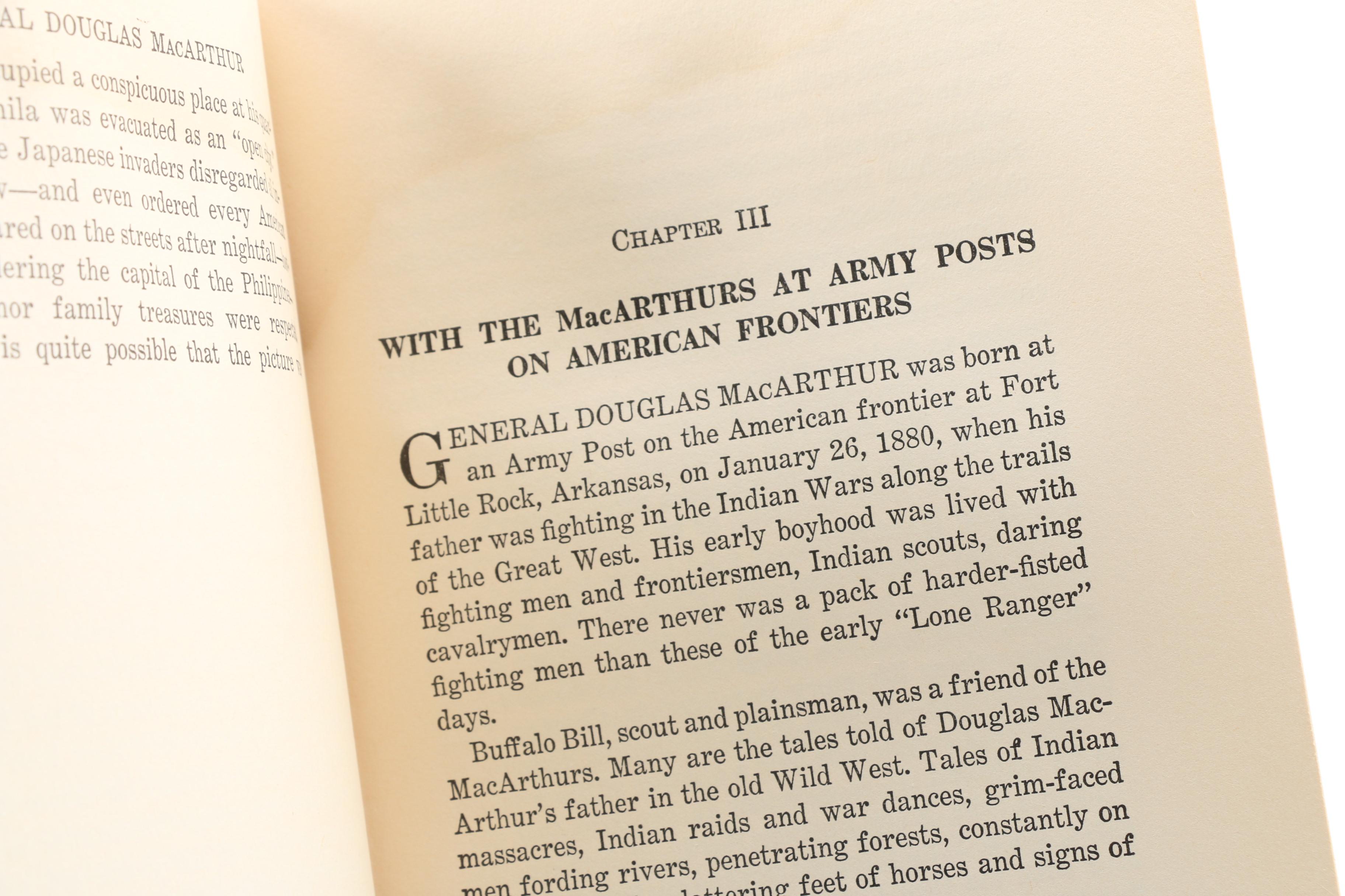 "General Douglas MacArthur Soldier-Statesman" and "The Officer's Guide" Books