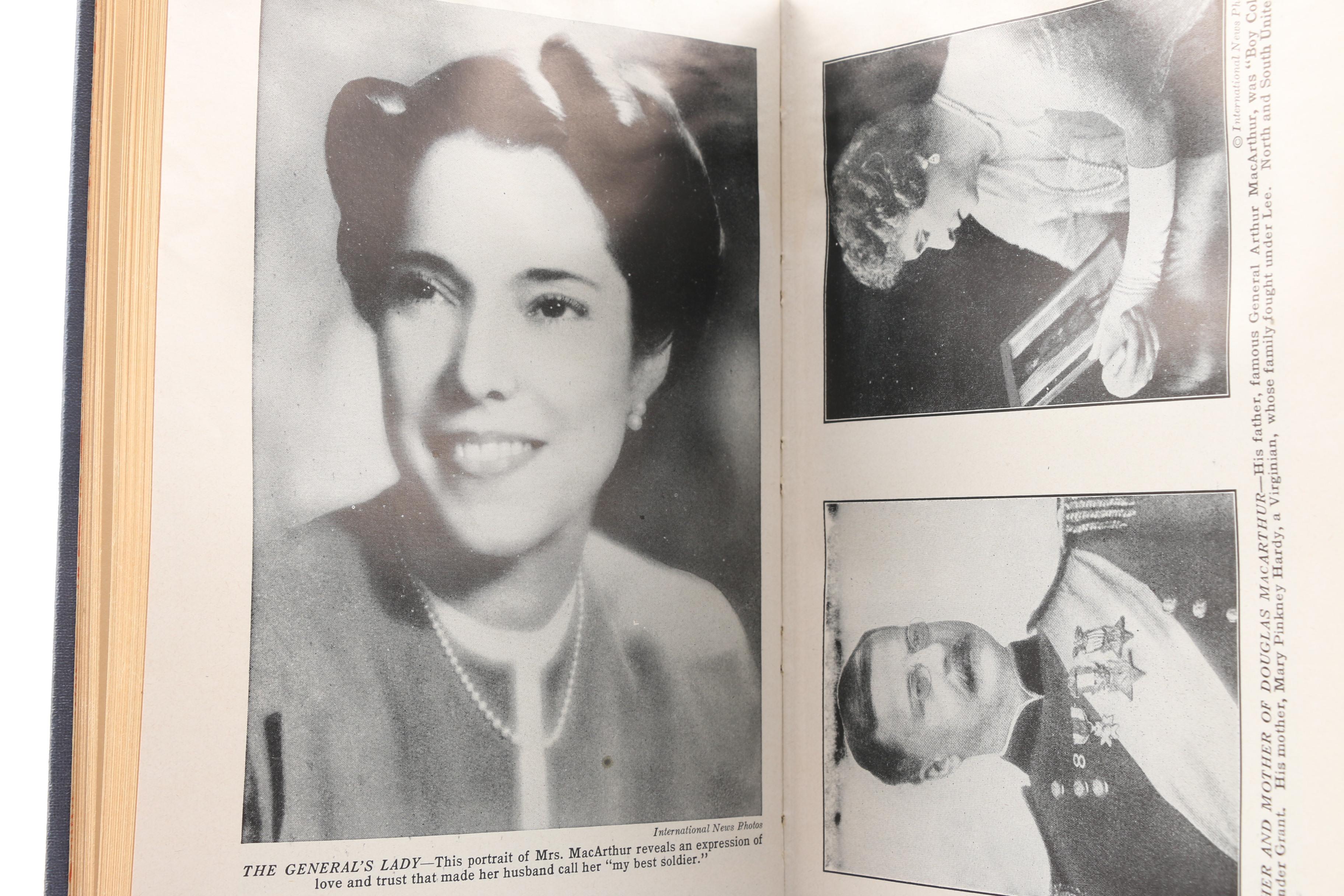 "General Douglas MacArthur Soldier-Statesman" and "The Officer's Guide" Books