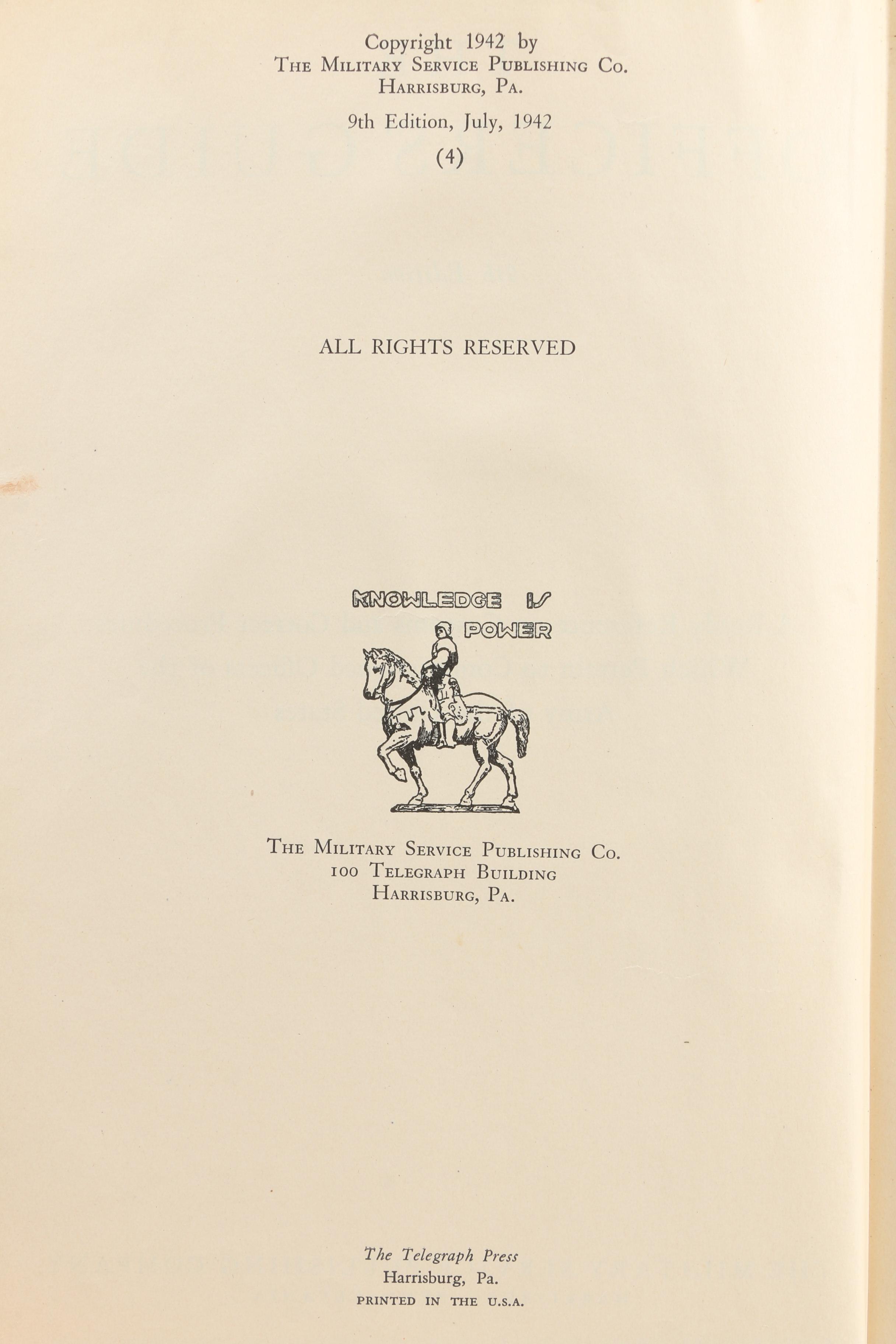 "General Douglas MacArthur Soldier-Statesman" and "The Officer's Guide" Books