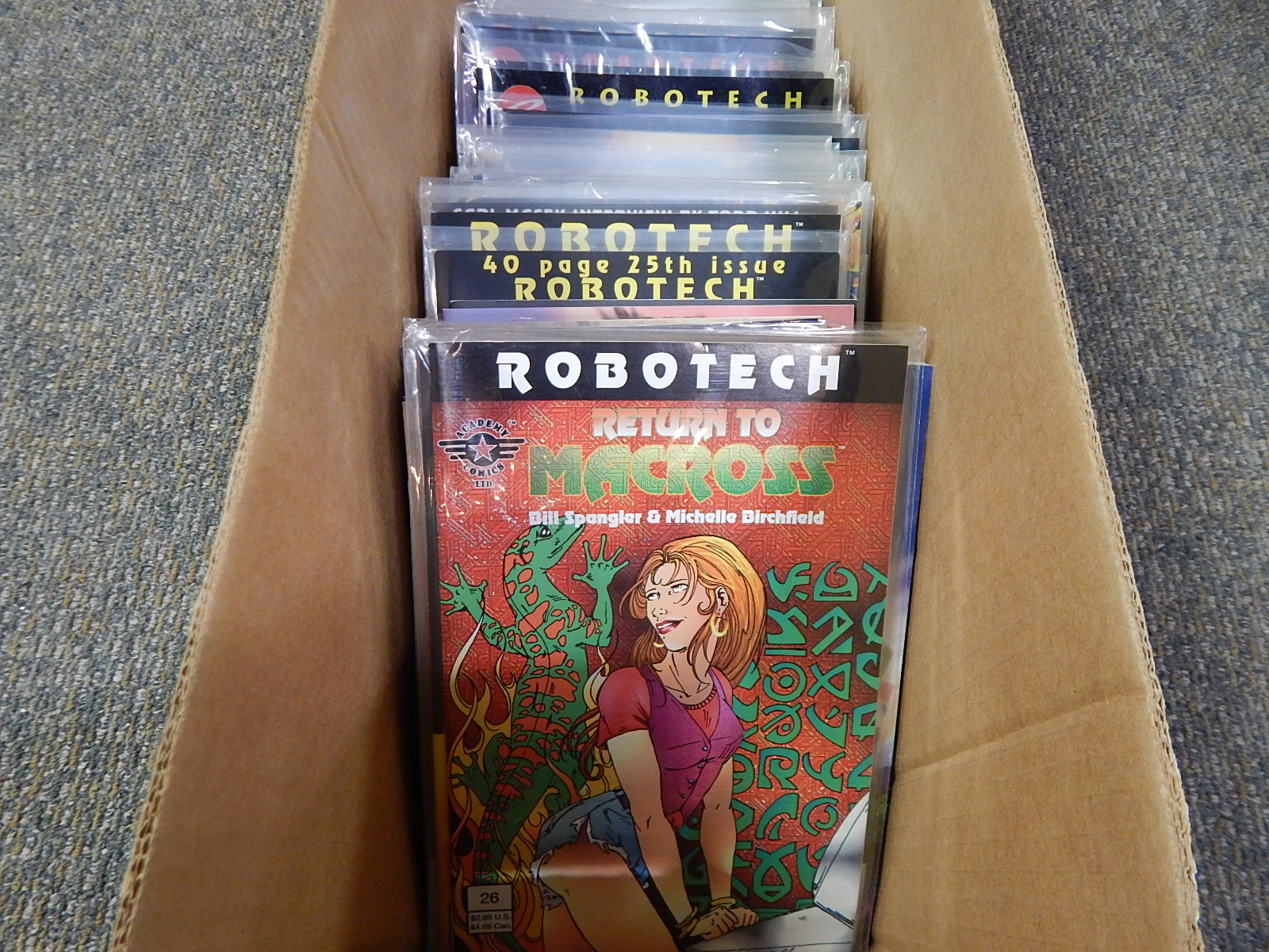 Modern Age Academy and Eternity Comics with "Robotech"