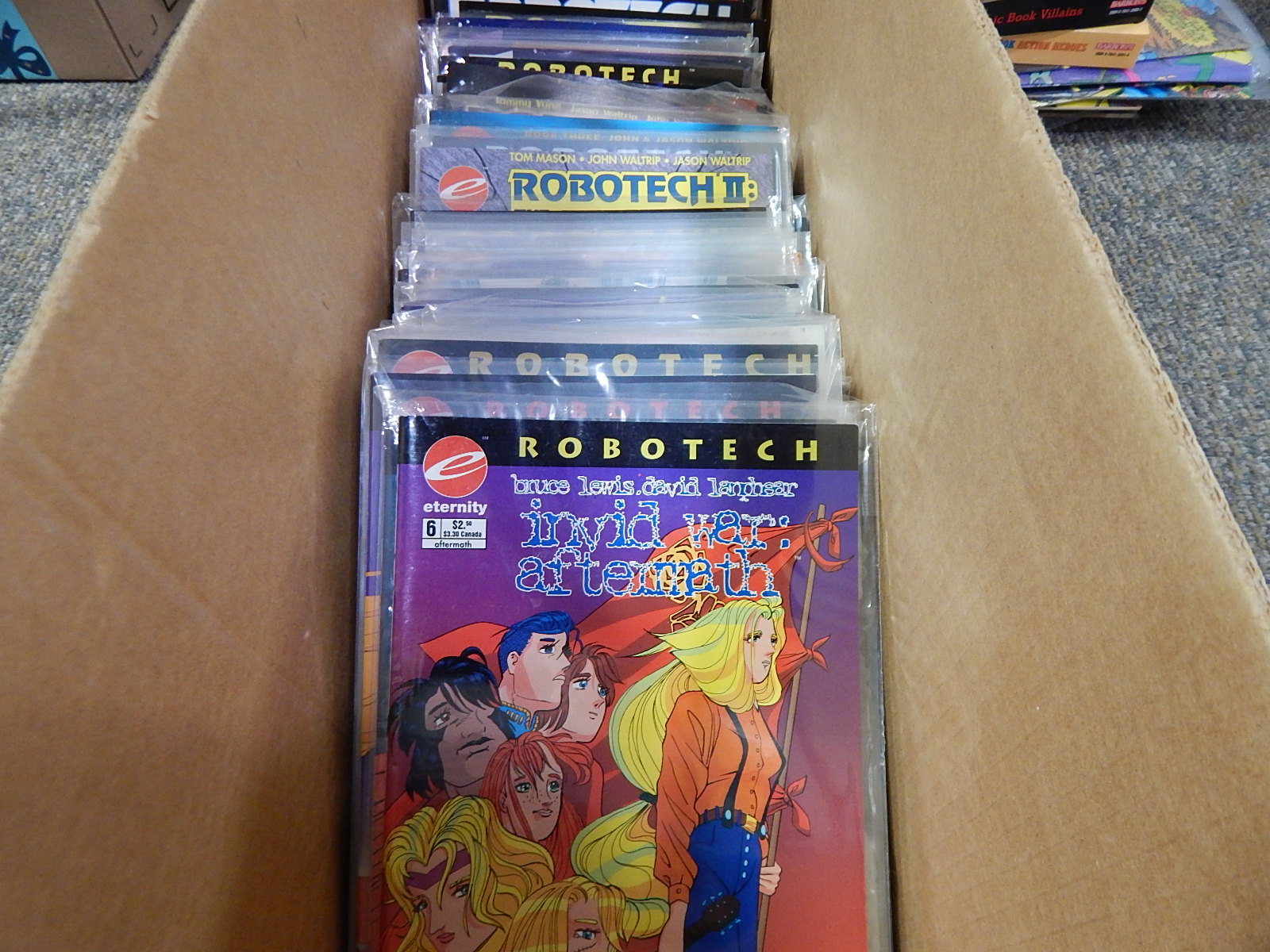 Modern Age Academy and Eternity Comics with "Robotech"