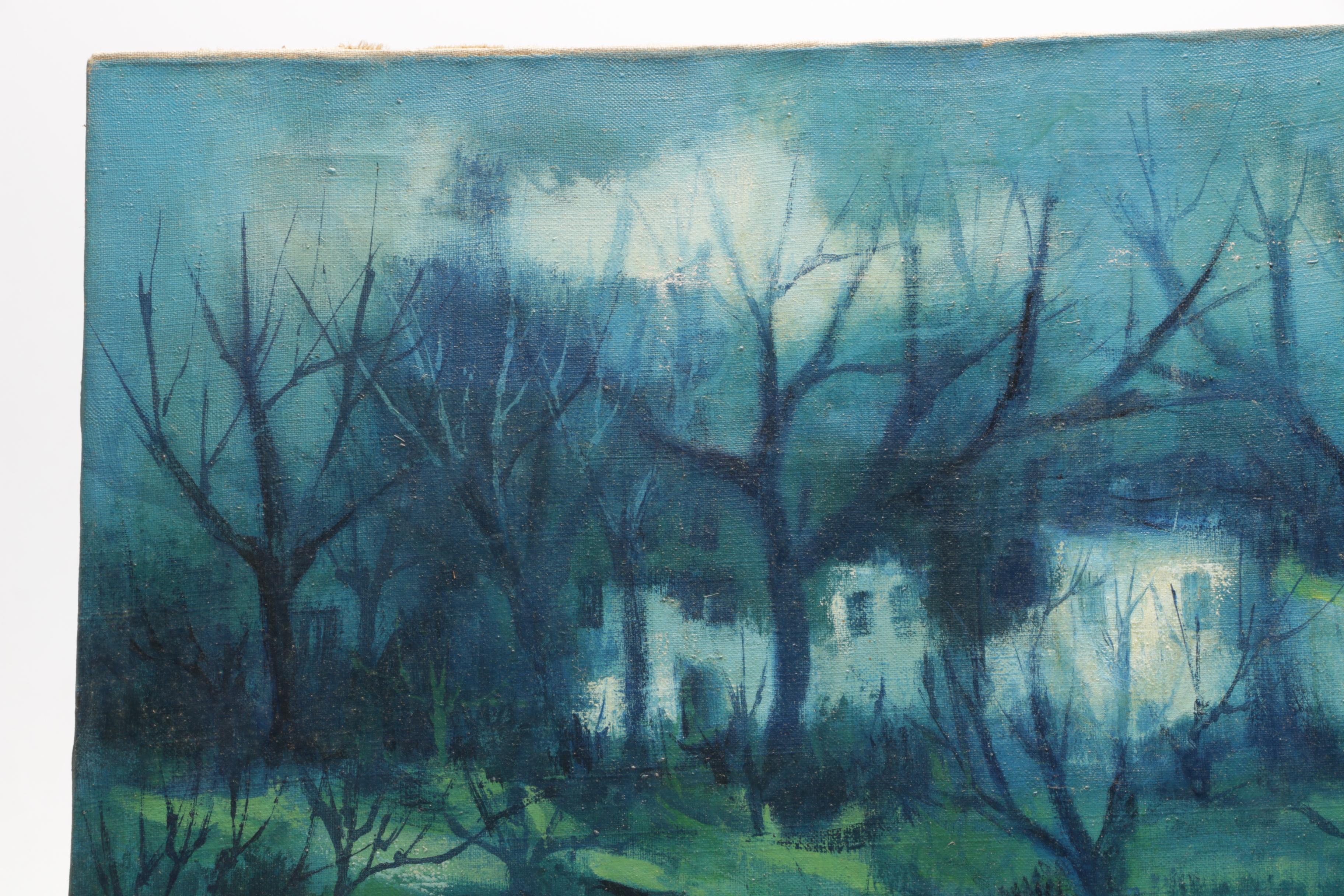 Carlos Cardella Oil Painting "Paisaje: Boelagne"