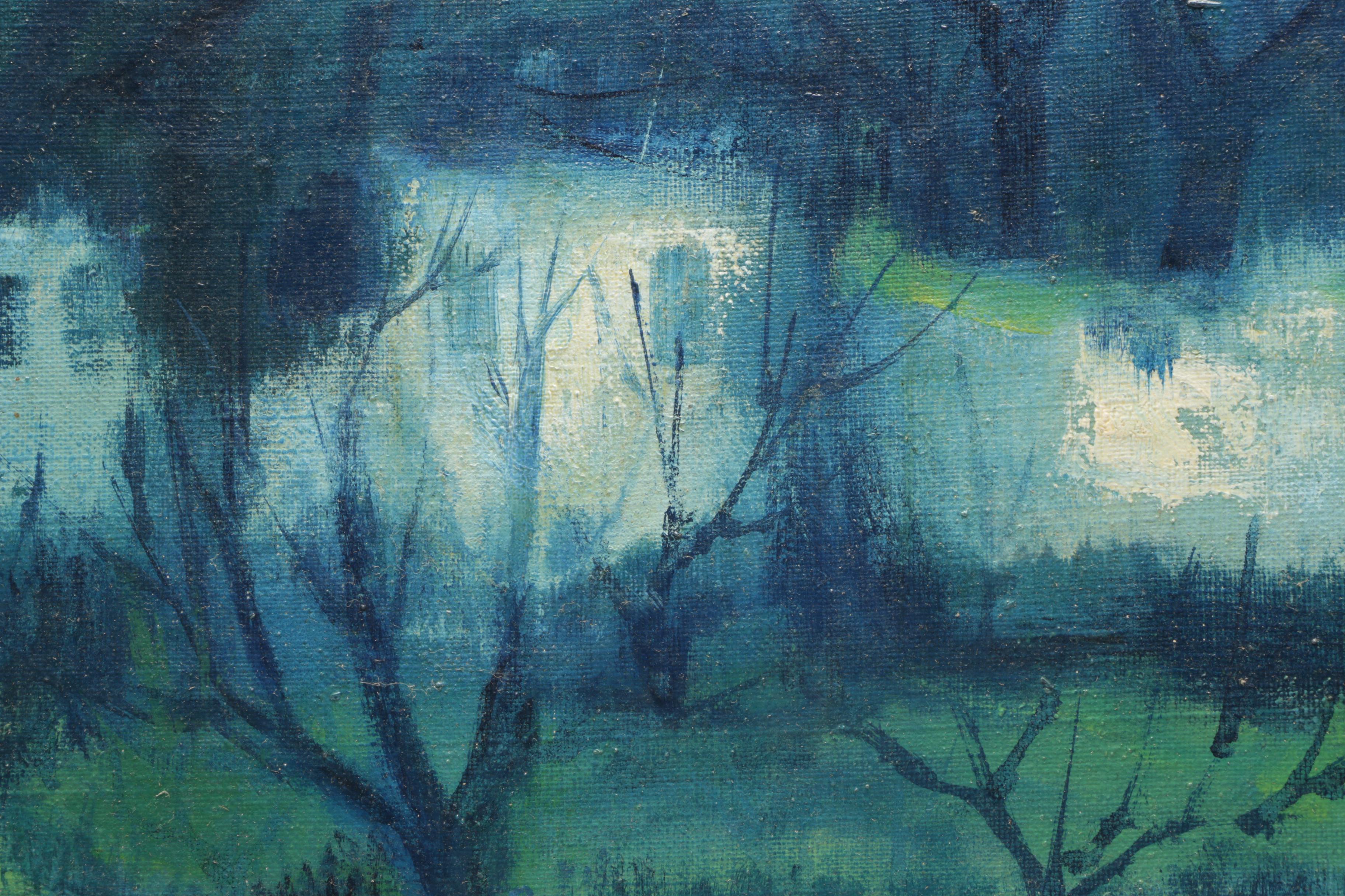 Carlos Cardella Oil Painting "Paisaje: Boelagne"