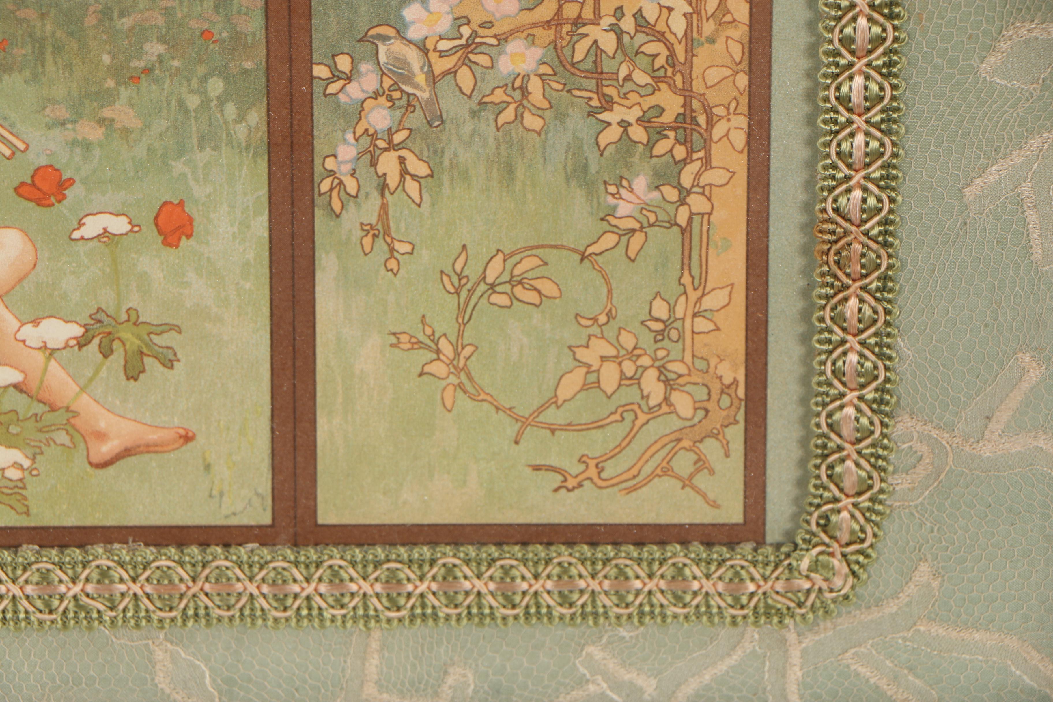 Chromolithograph from "Le Journal de la Décoration", "Soir d'été"