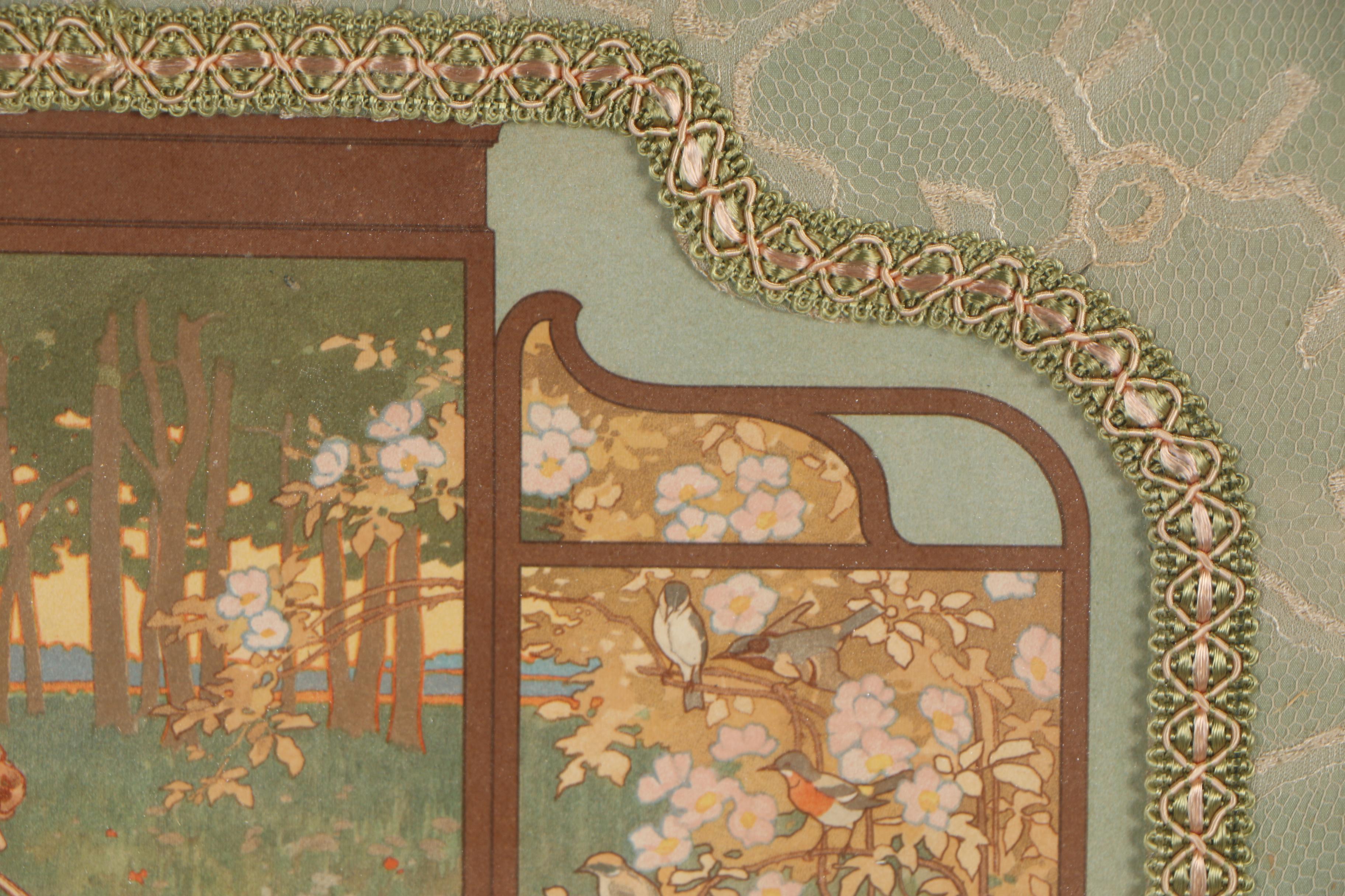 Chromolithograph from "Le Journal de la Décoration", "Soir d'été"